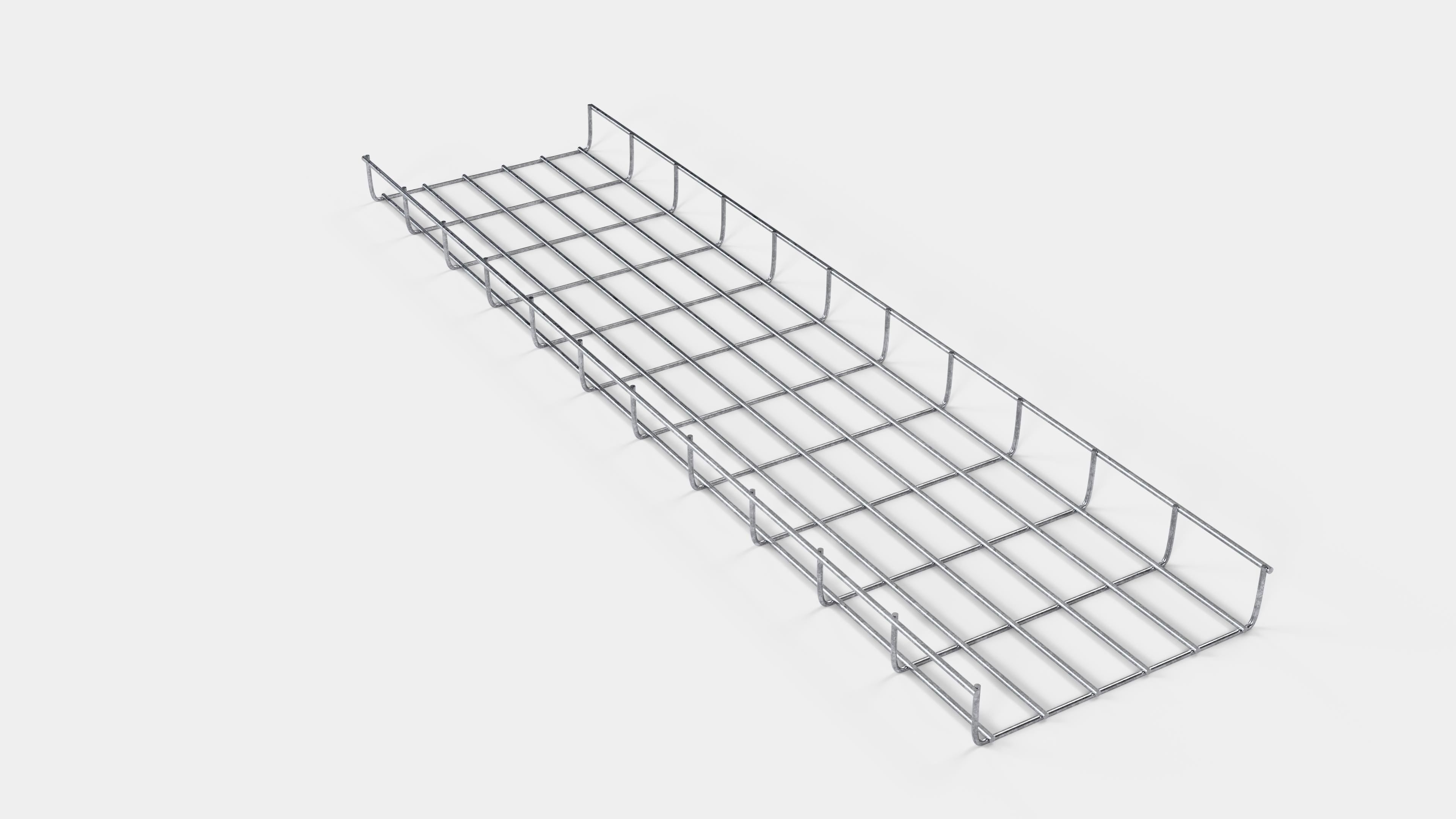 Altezza canalina 110 cm, profondità 5 cm, dimensione maglia 5 x 10 cm