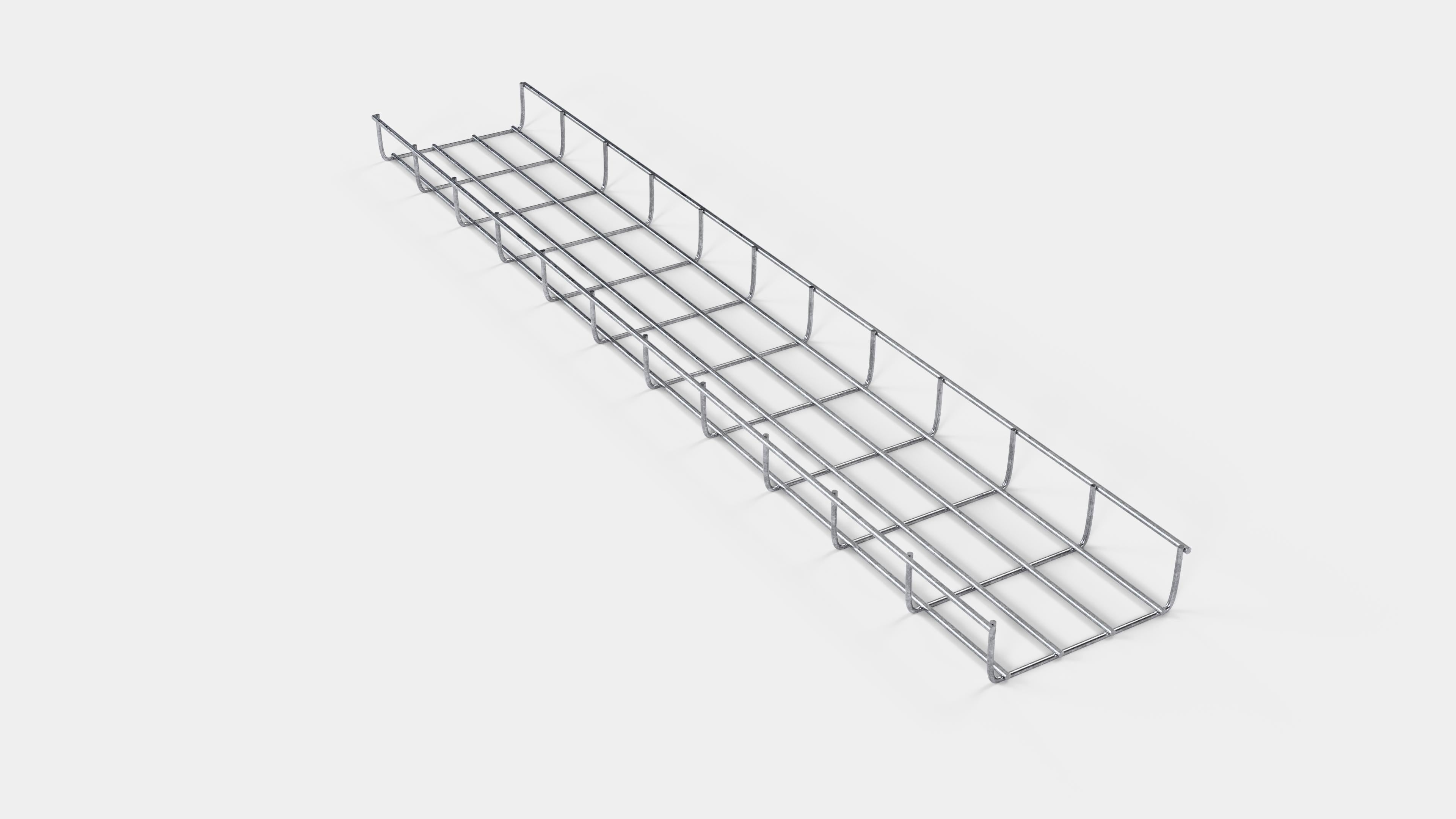 Altezza canalina 110 cm, profondità 5 cm, dimensione maglia 5 x 10 cm