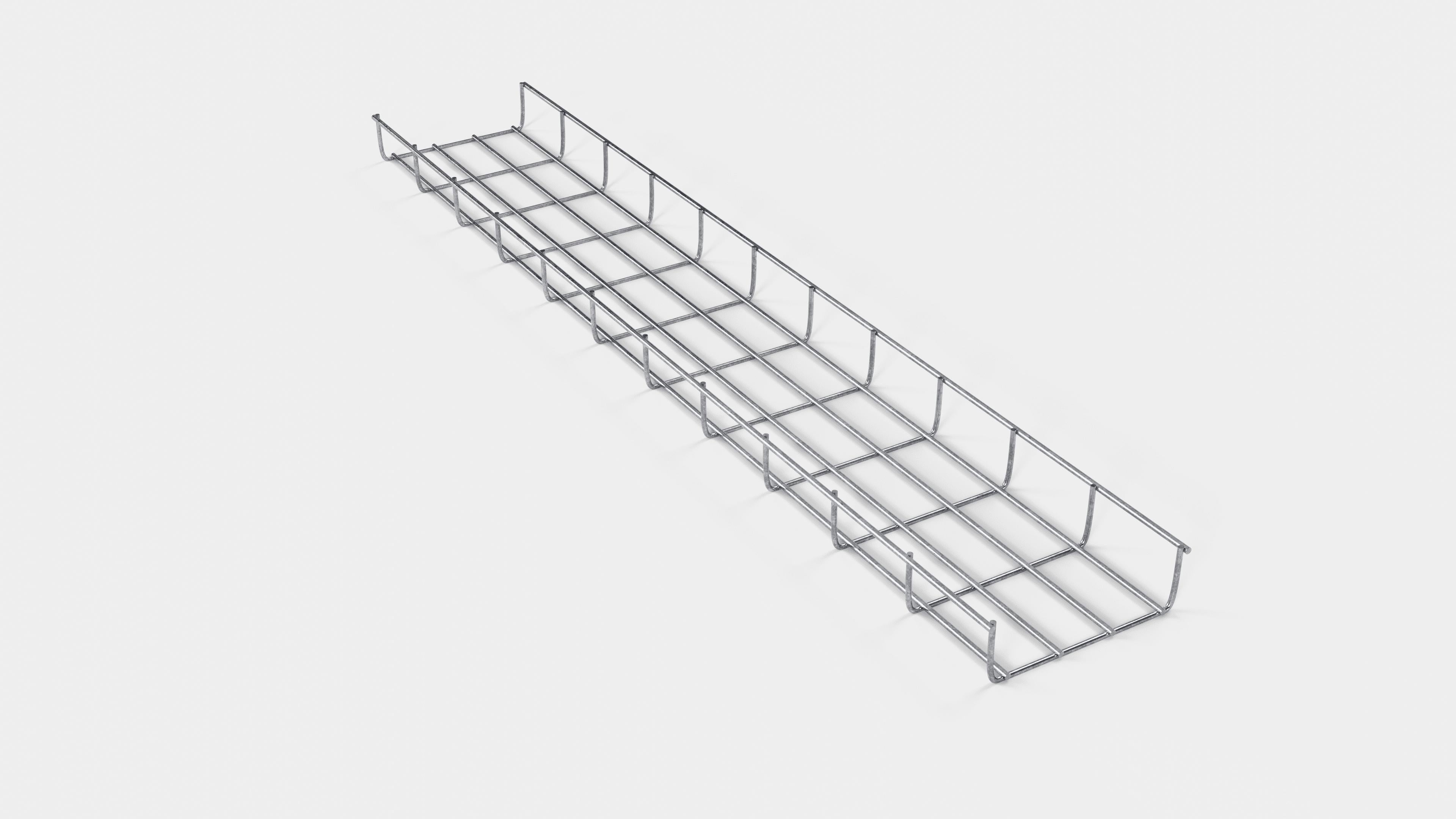 Altezza canalina 110 cm, profondità 5 cm, dimensione maglia 5 x 10 cm