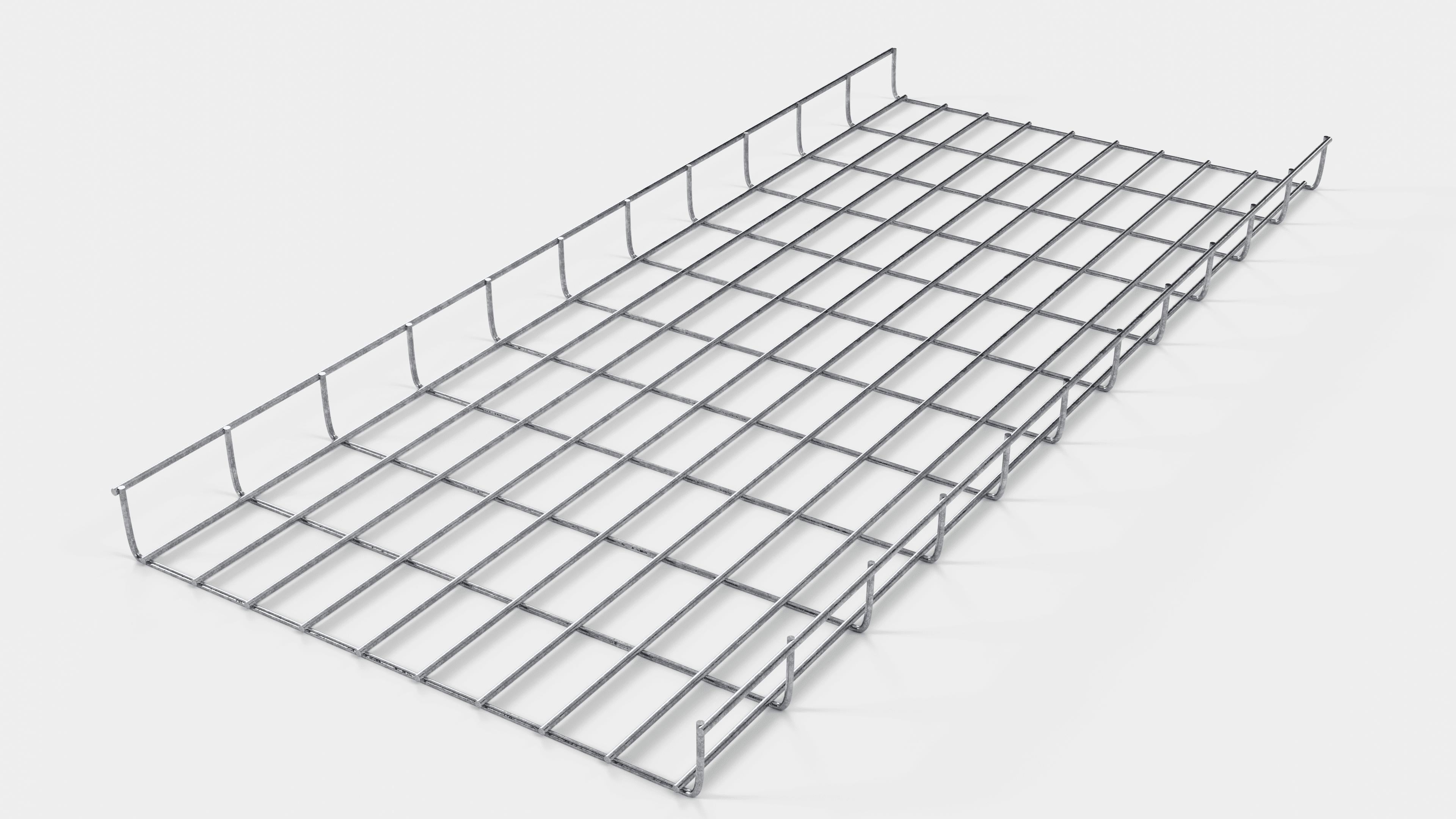 Altezza canalina 110 cm, profondità 5 cm, dimensione maglia 5 x 10 cm