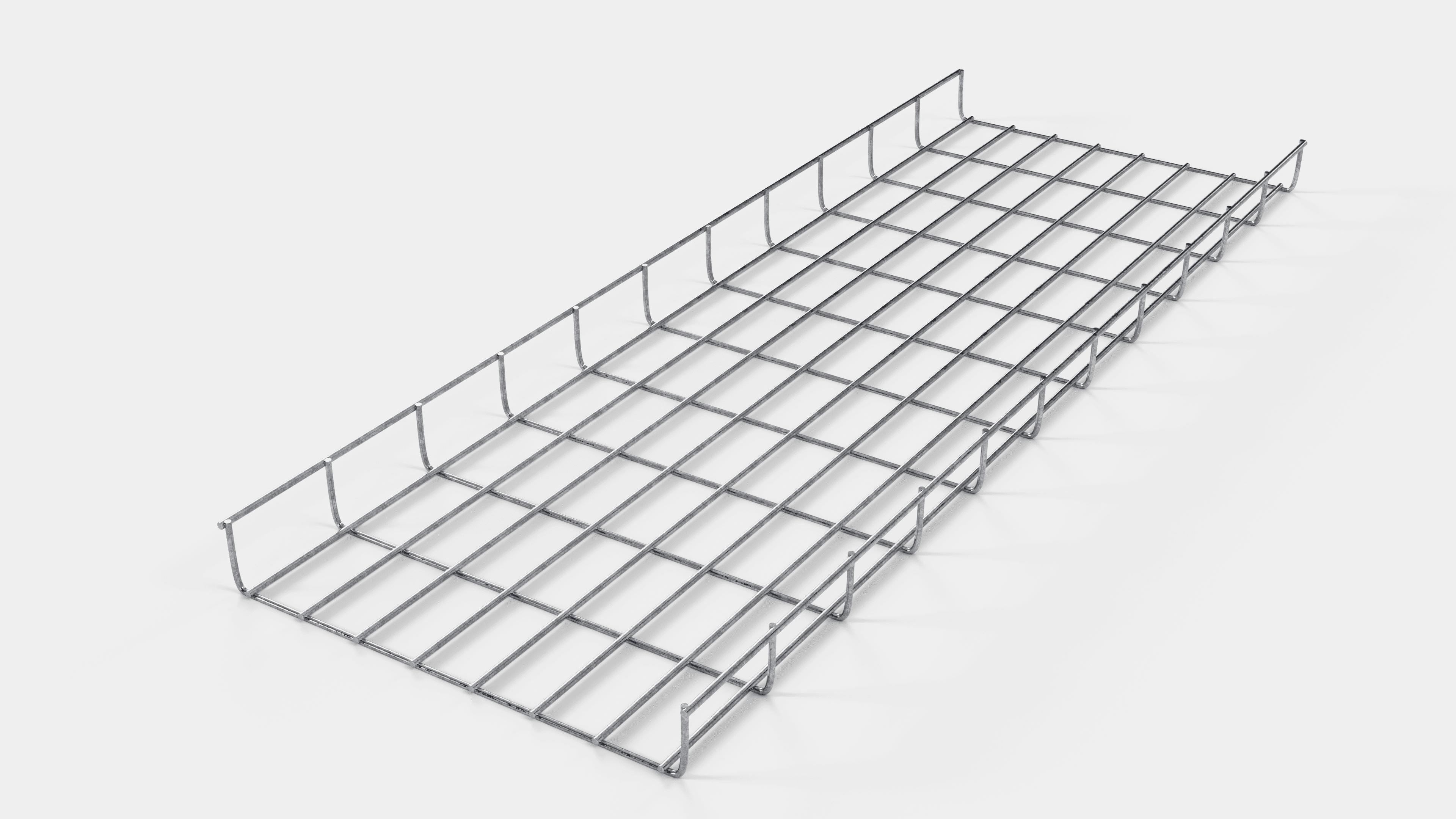 Altezza canalina 110 cm, profondità 5 cm, dimensione maglia 5 x 10 cm