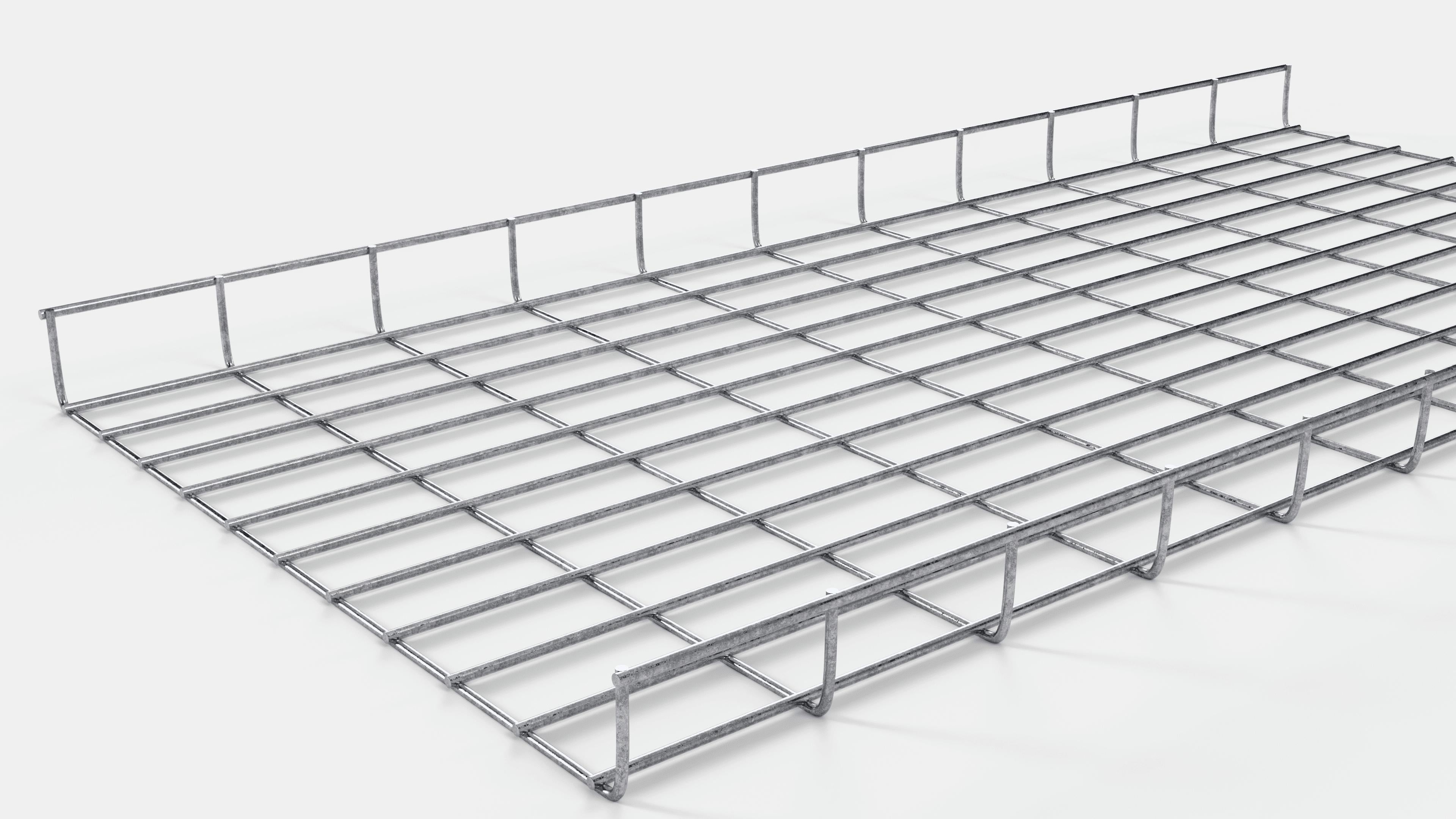 Altezza canalina 110 cm, profondità 5 cm, dimensione maglia 5 x 10 cm