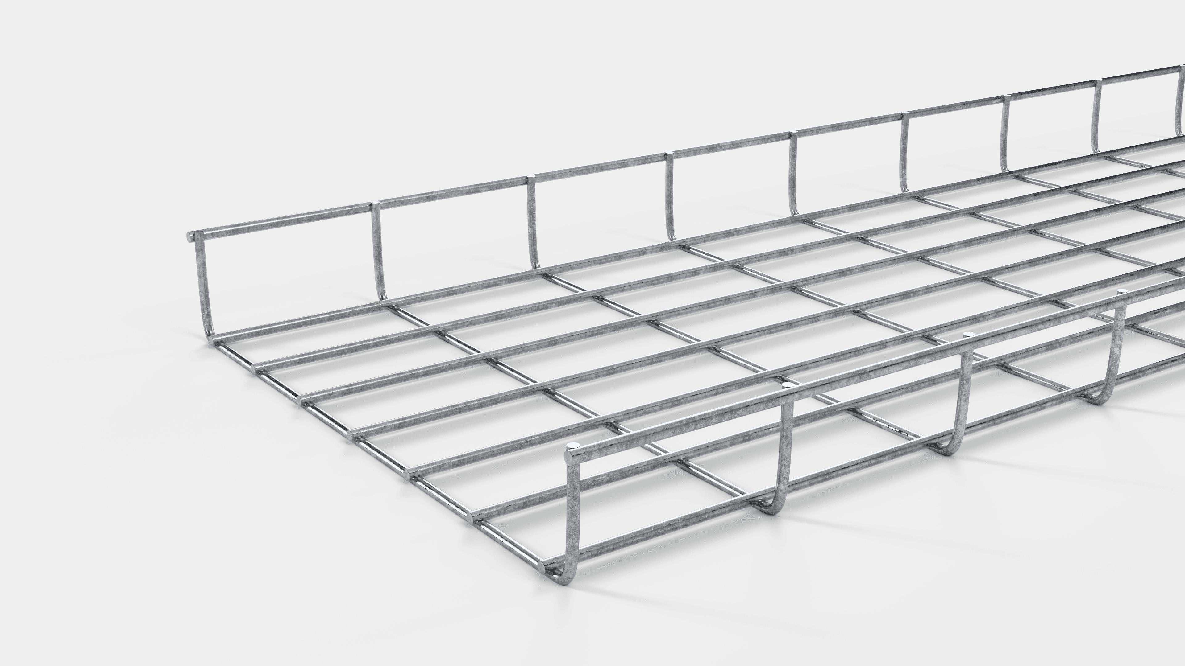 Altezza canalina 110 cm, profondità 5 cm, dimensione maglia 5 x 10 cm