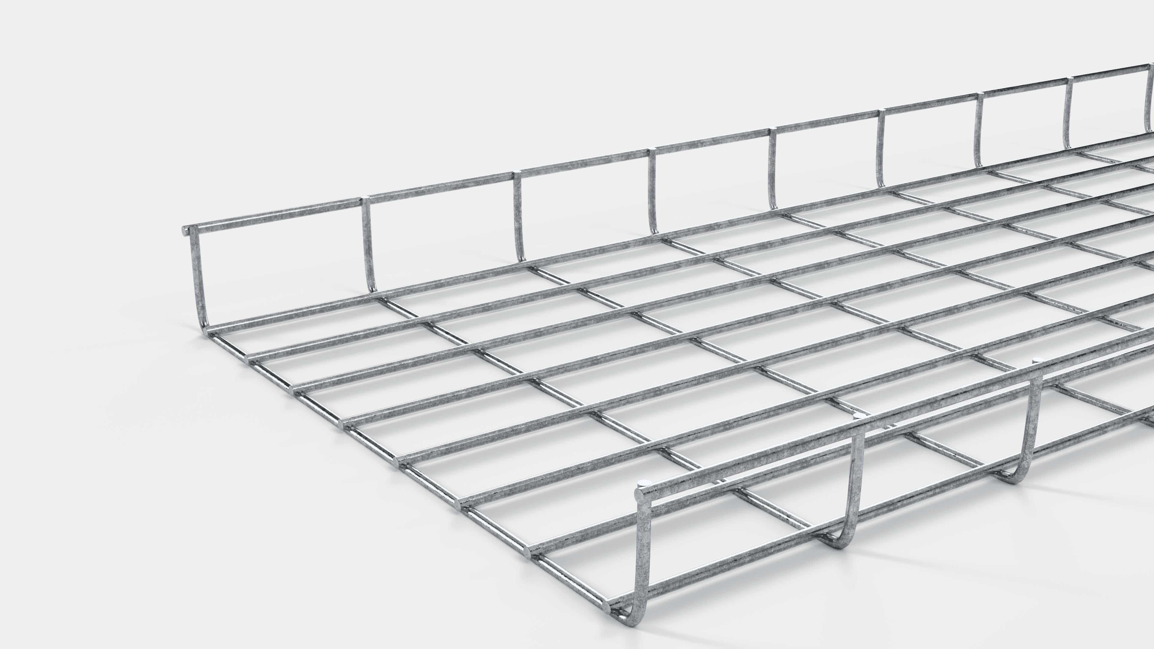 Altezza canalina 110 cm, profondità 5 cm, dimensione maglia 5 x 10 cm