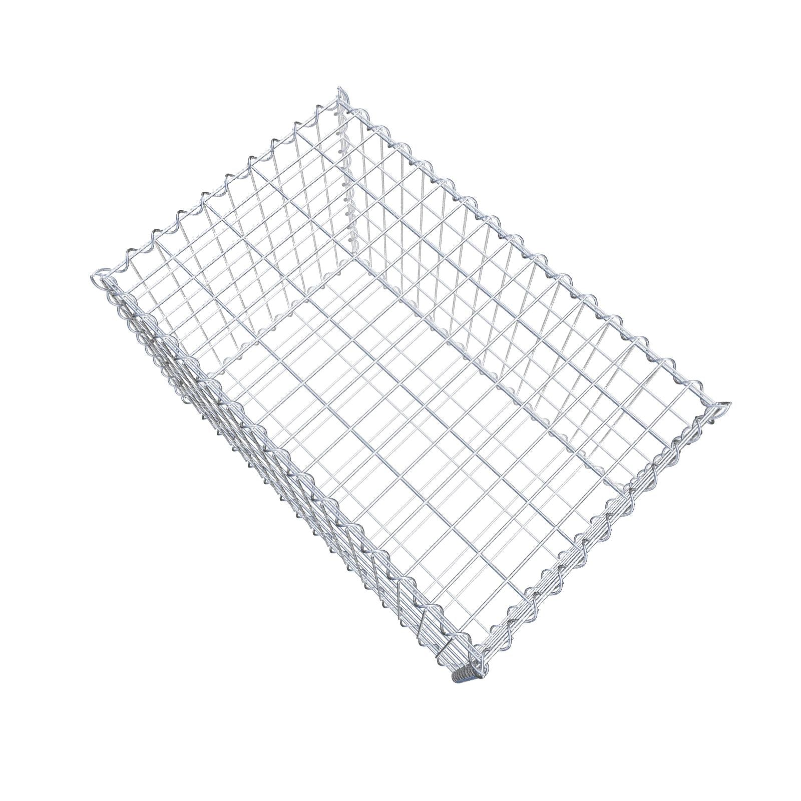 Gabion 80 cm x 50 cm x 50 cm (L x H x D), maskestørrelse 5 cm x 10 cm, spiral