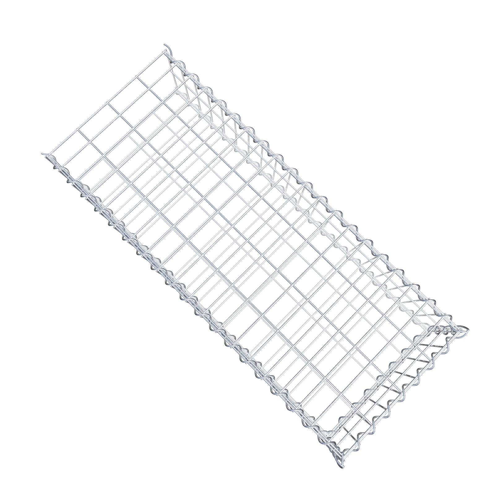 Anbaugabione Typ 2 100 cm x 20 cm x 40 cm (L x H x T), Maschenweite 5 cm x 10 cm, Spirale