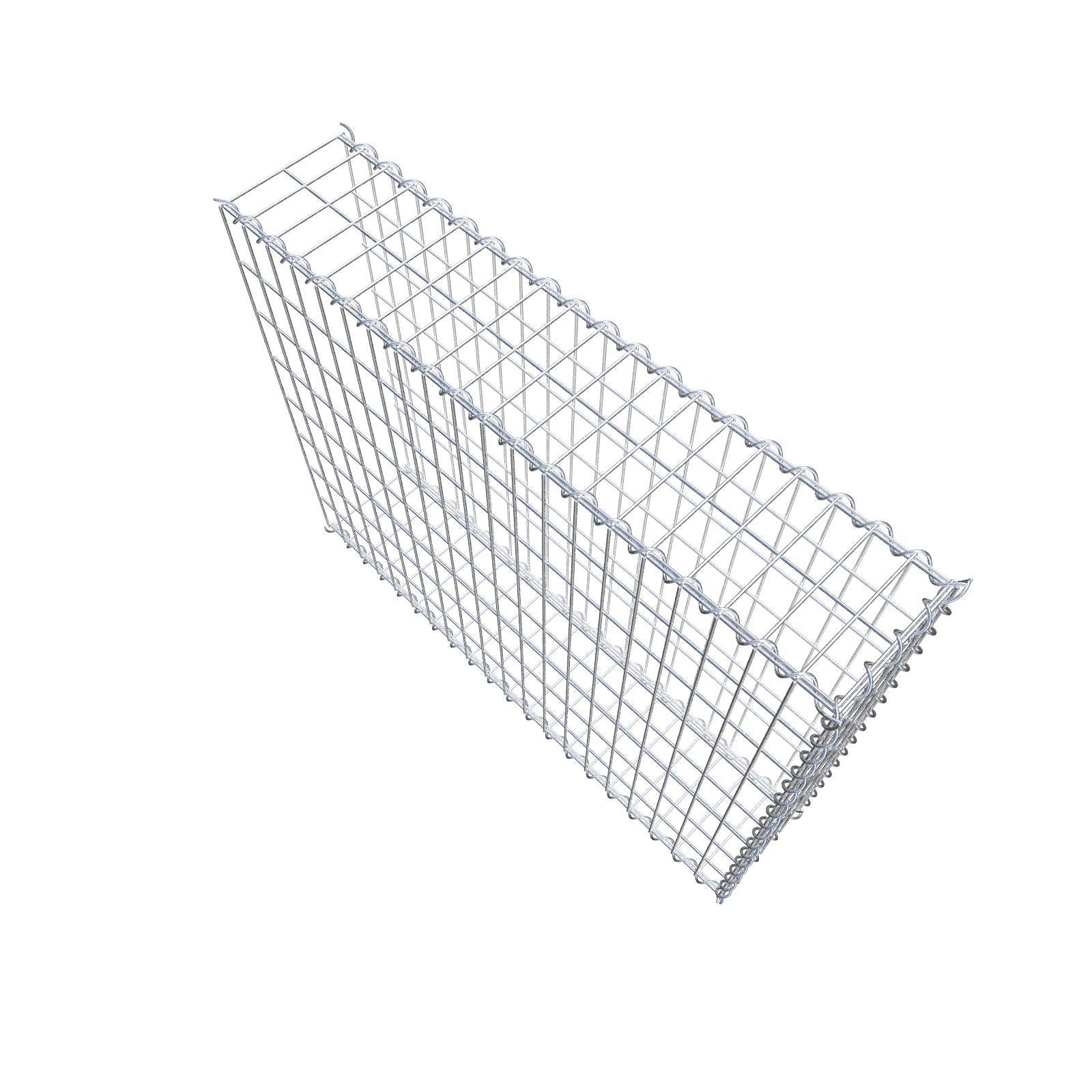 Anbaugabione Typ 2 100 cm x 80 cm x 20 cm (L x H x T), Maschenweite 5 cm x 10 cm, Spirale