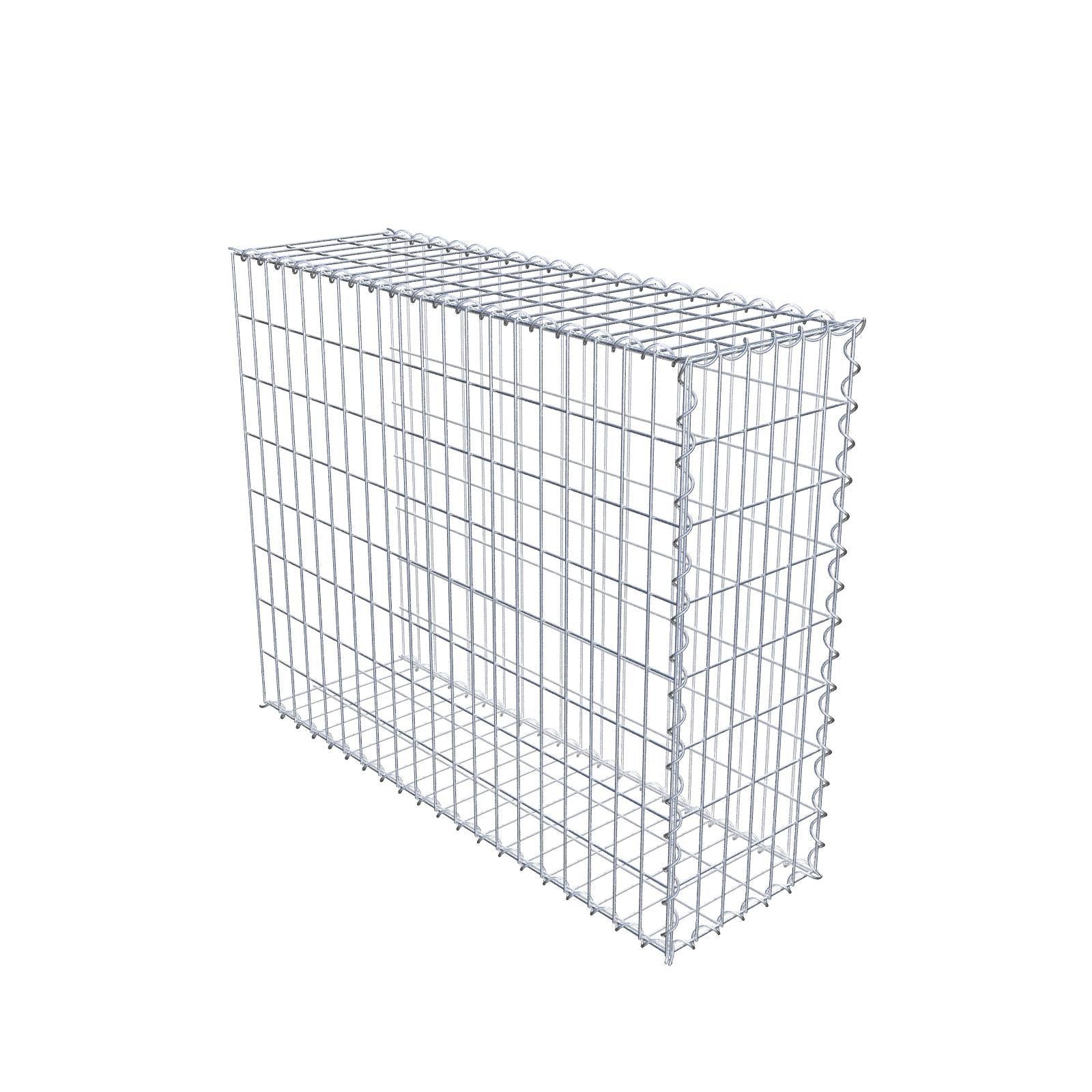Påväxt gabion typ 2 100 cm x 80 cm x 30 cm (L x H x D), maskstorlek 5 cm x 10 cm, spiral