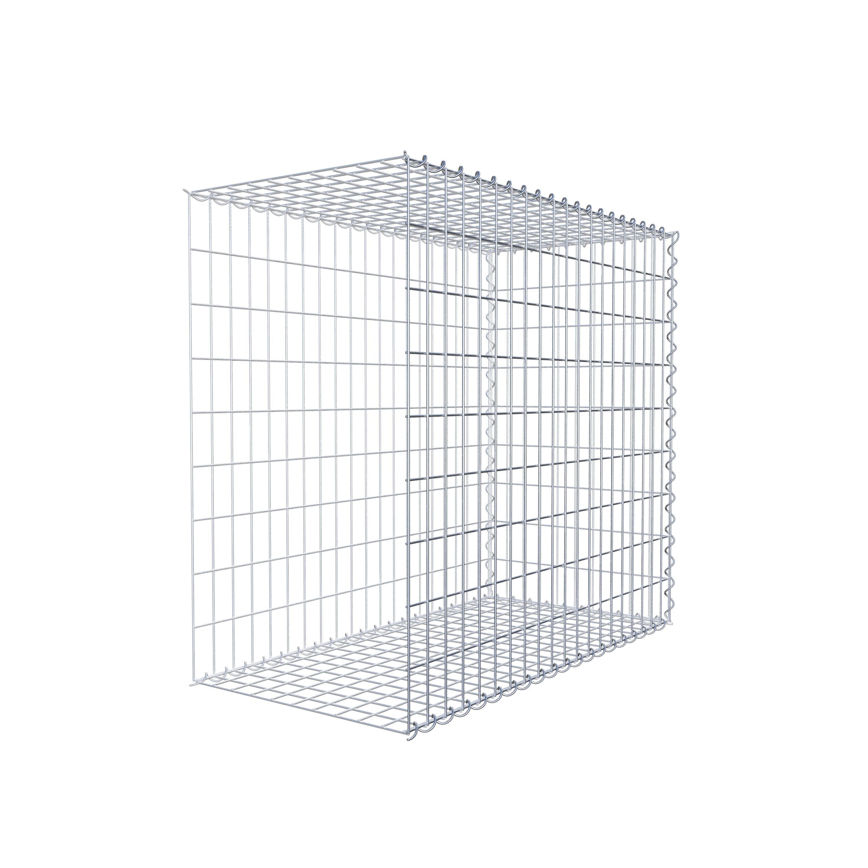 Add-on schanskorf type 2 100 cm x 90 cm x 50 cm (L x H x D), maaswijdte 5 cm x 10 cm, spiraal
