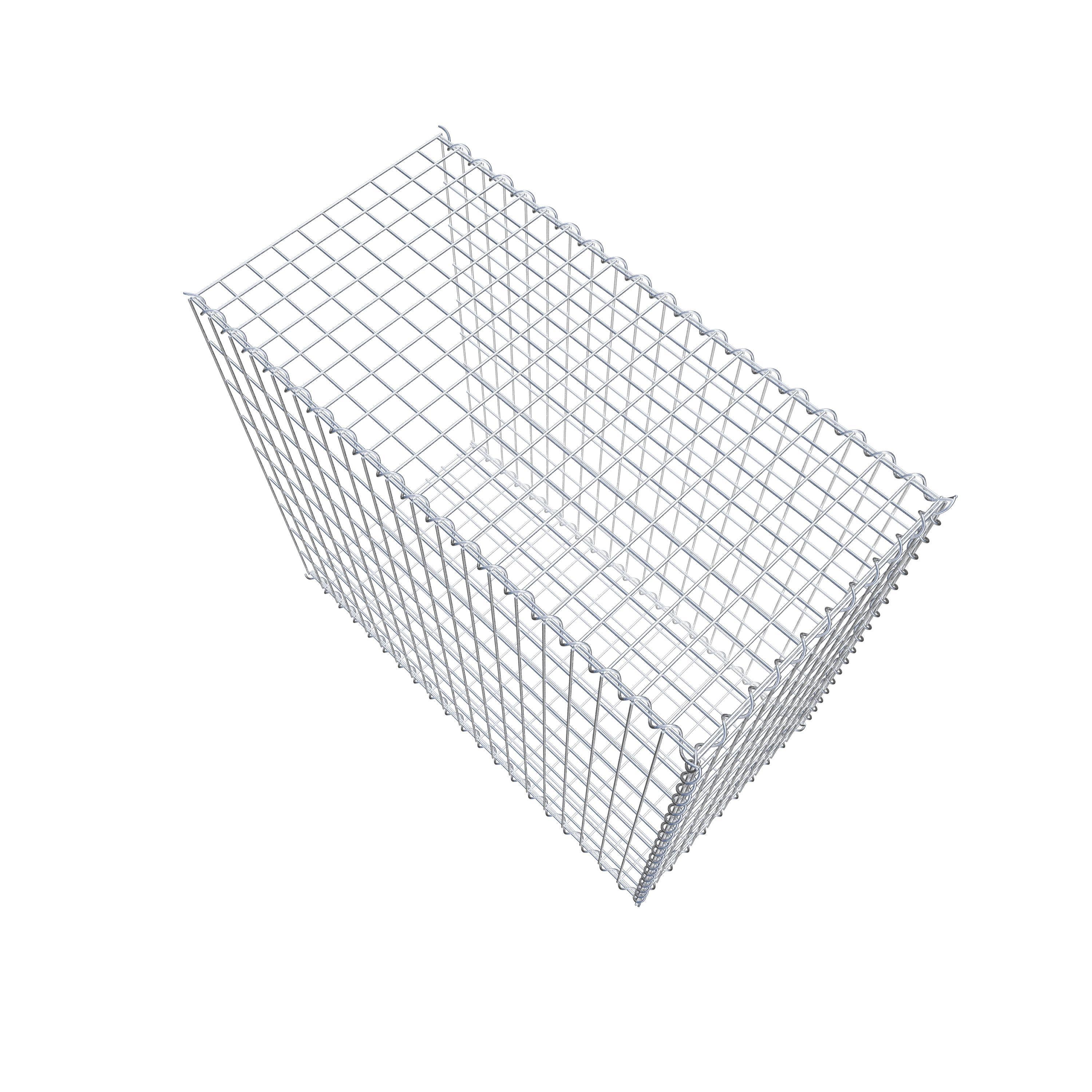 Add-on schanskorf type 2 100 cm x 90 cm x 50 cm (L x H x D), maaswijdte 5 cm x 10 cm, spiraal