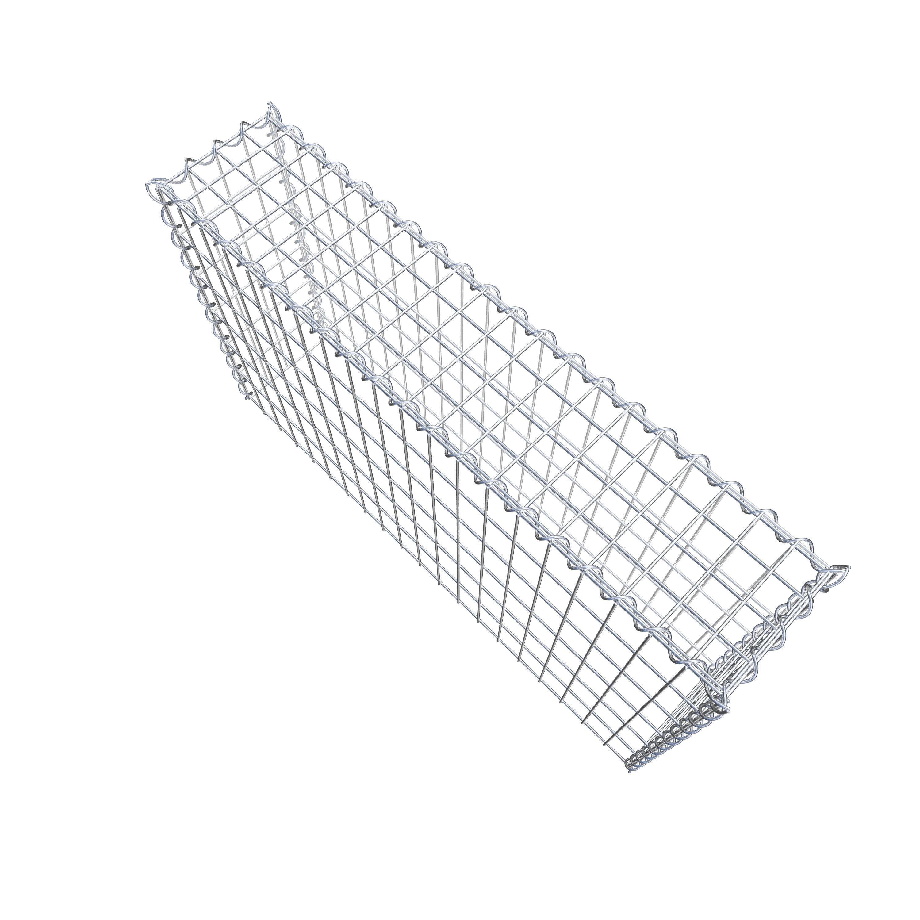 Extra gabion typ 3 100 cm x 60 cm x 20 cm (L x H x D), maskstorlek 5 cm x 10 cm, spiral
