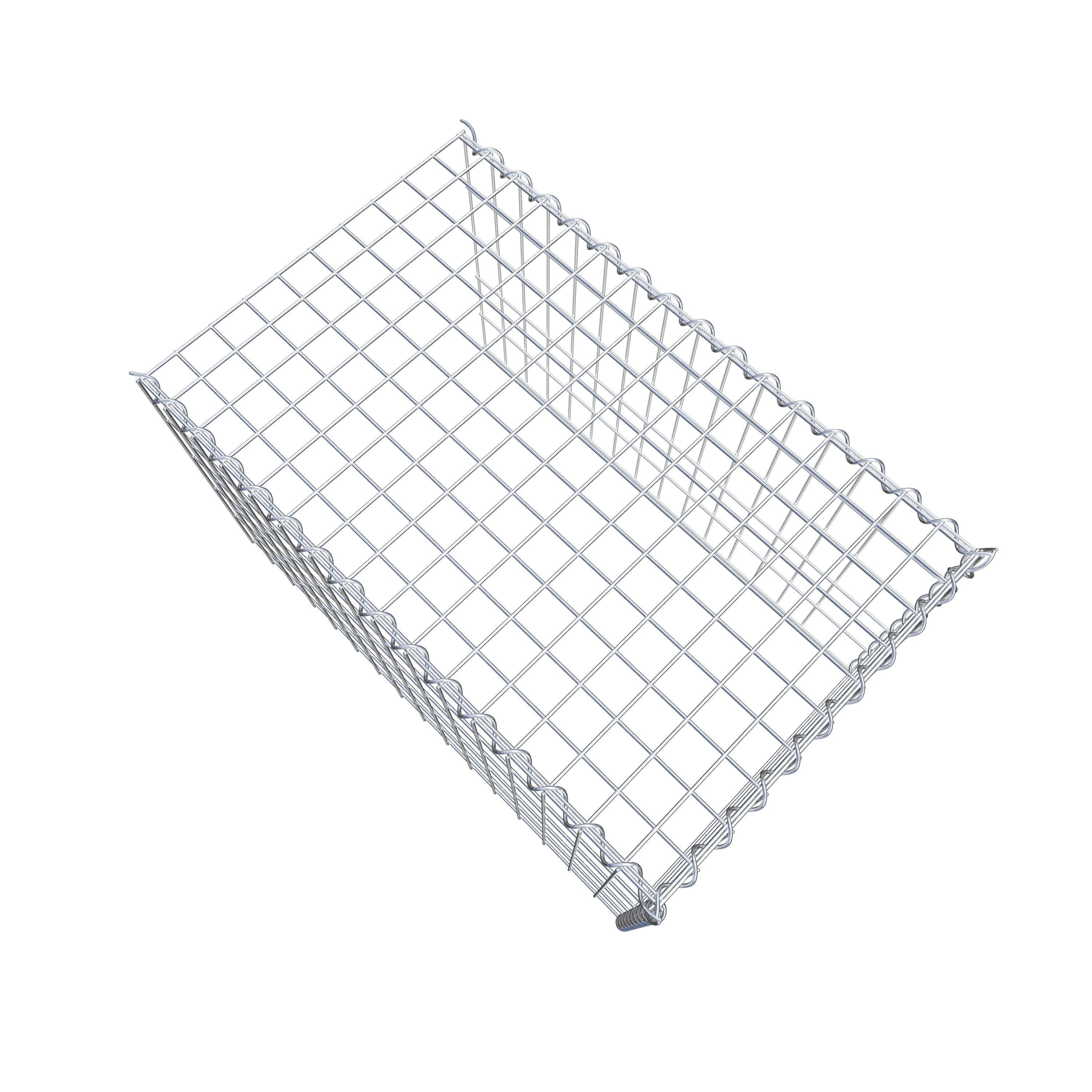 Gavión adicional tipo 4 80 cm x 50 cm x 50 cm (L x A x P), malla 5 cm x 10 cm, en espiral