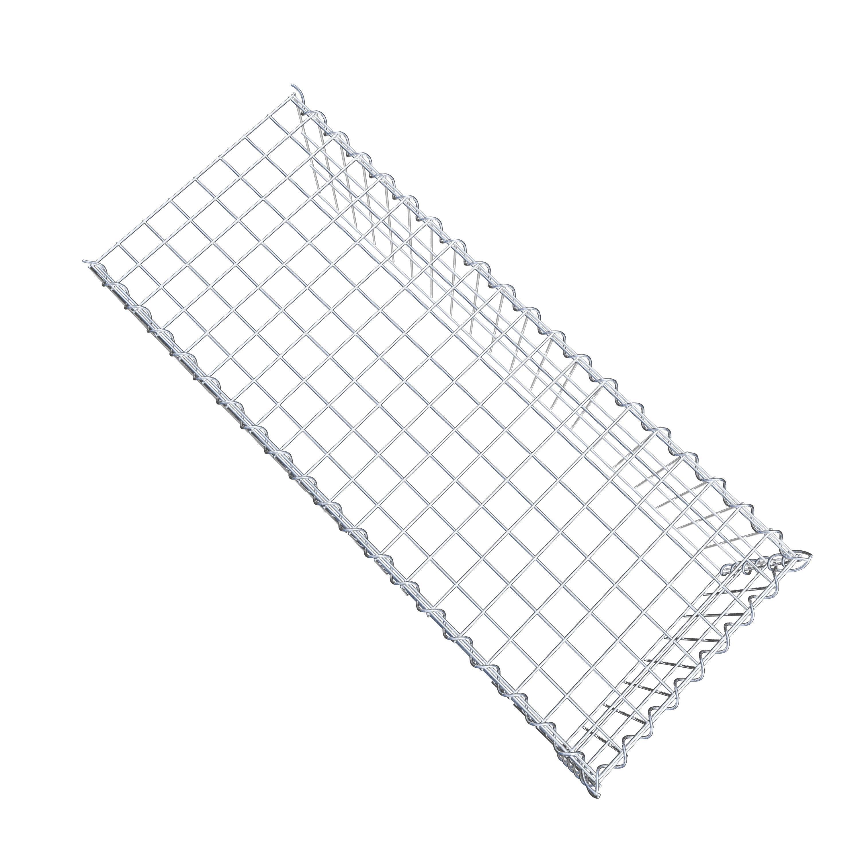 Gabião tipo 4 100 cm x 30 cm x 40 cm (C x A x P), malhagem 5 cm x 10 cm, espiral