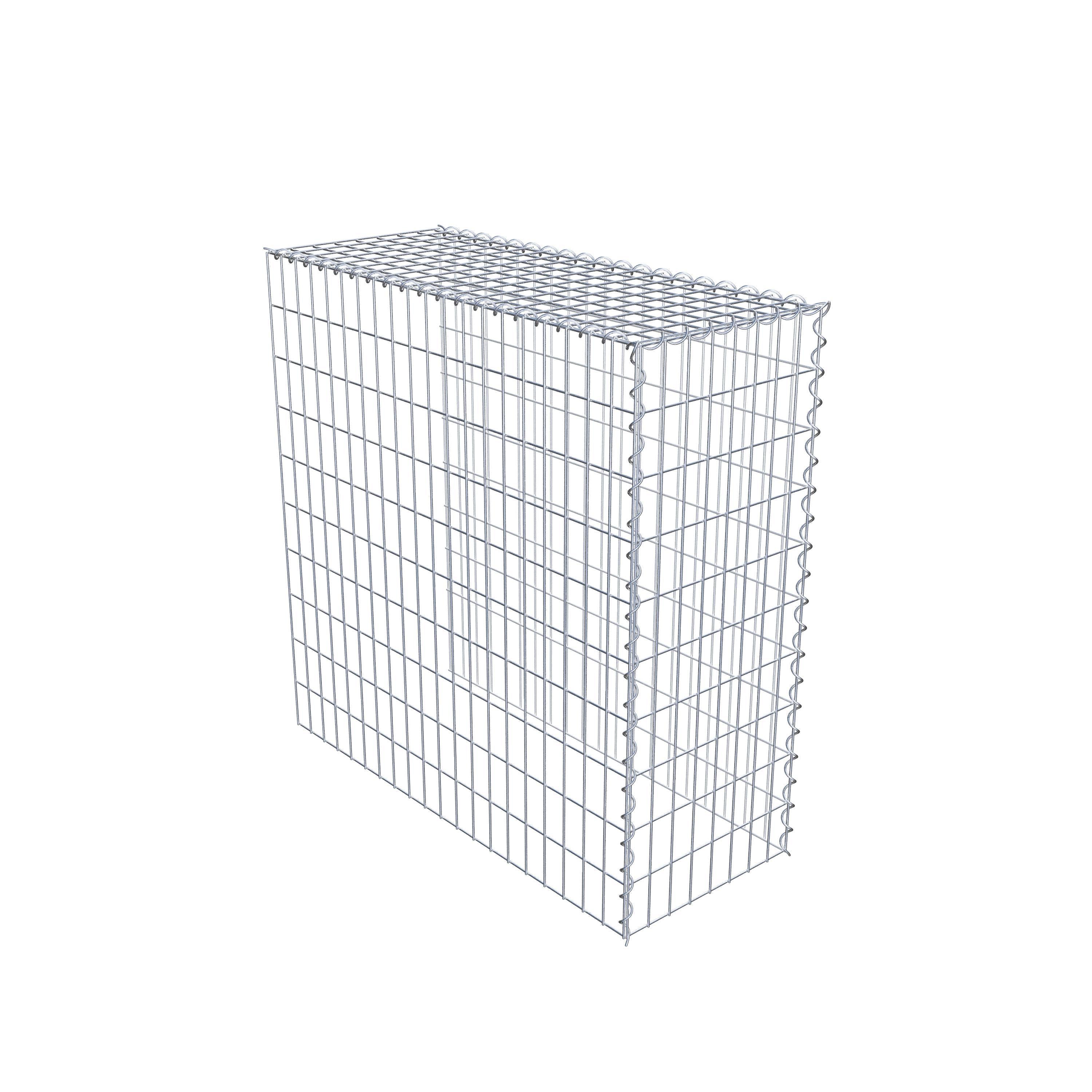 Add-on schanskorf type 4 100 cm x 100 cm x 40 cm (L x H x D), maaswijdte 5 cm x 10 cm, spiraalvormig