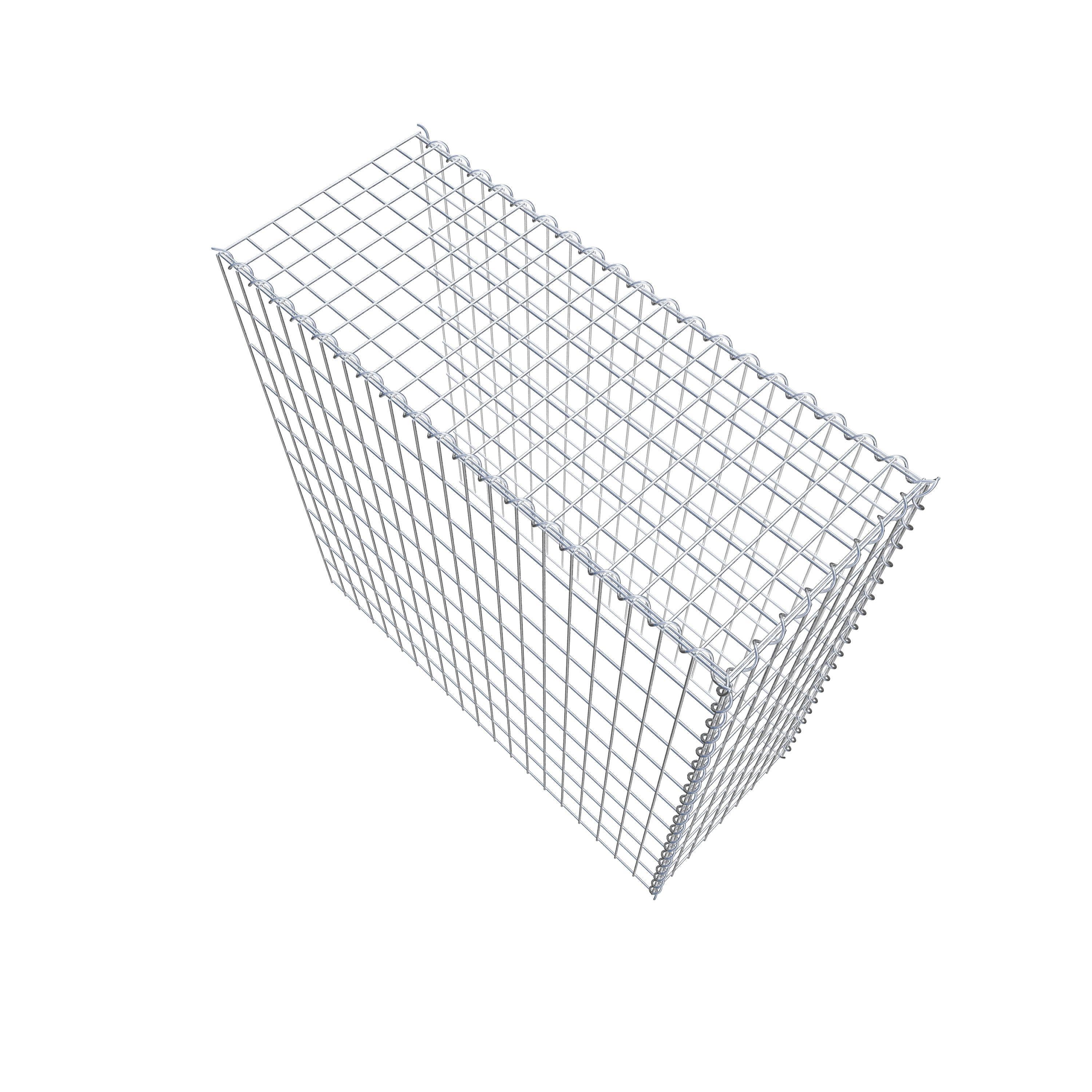 Add-on schanskorf type 4 100 cm x 100 cm x 40 cm (L x H x D), maaswijdte 5 cm x 10 cm, spiraalvormig