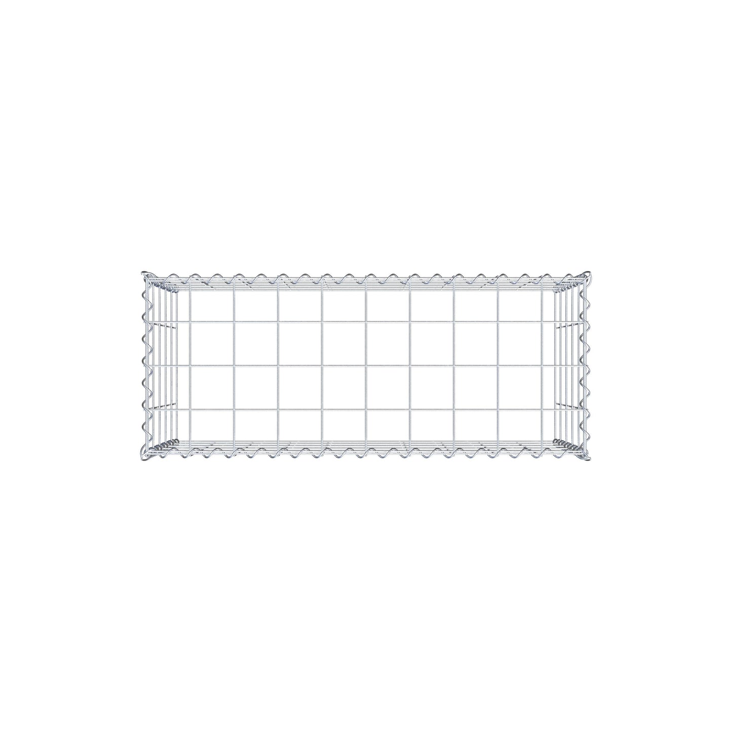 Add-on schanskorf type 3 100 cm x 50 cm x 40 cm (L x H x D), maaswijdte 10 cm x 10 cm, spiraal
