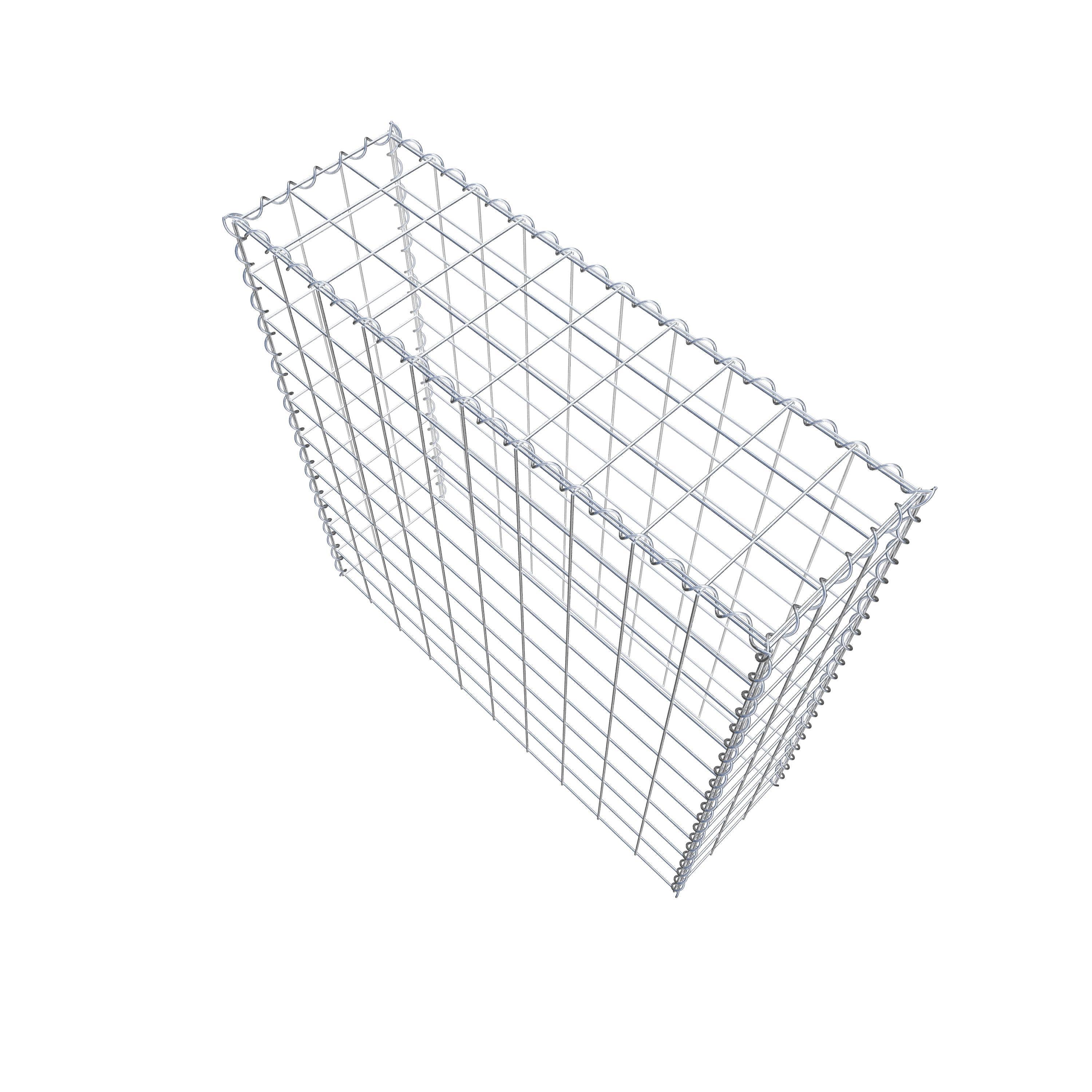 Extra gabion typ 3 100 cm x 100 cm x 30 cm (L x H x D), maskstorlek 10 cm x 10 cm, spiral