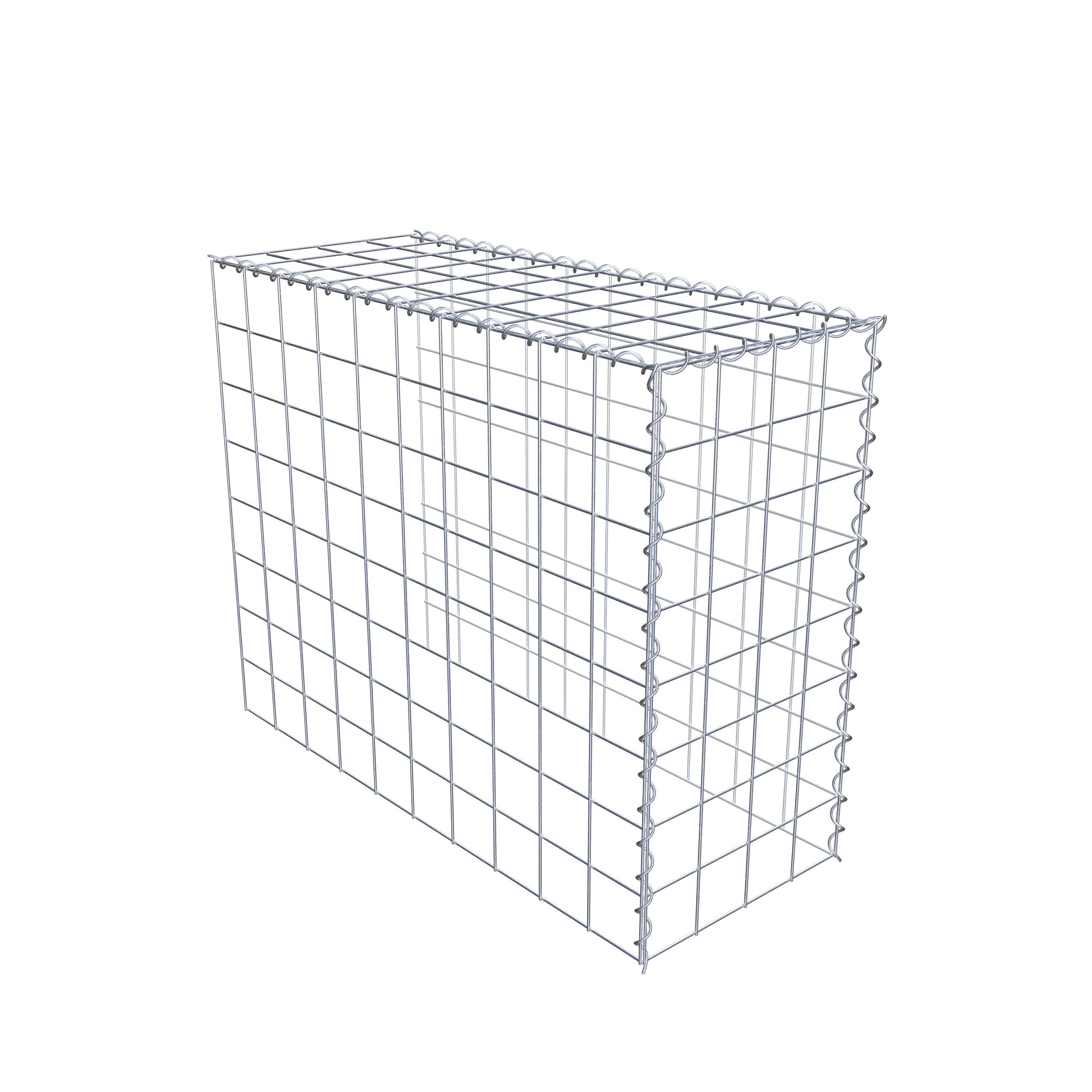 Gabião tipo 4 100 cm x 80 cm x 40 cm (C x A x P), malhagem 10 cm x 10 cm, espiral