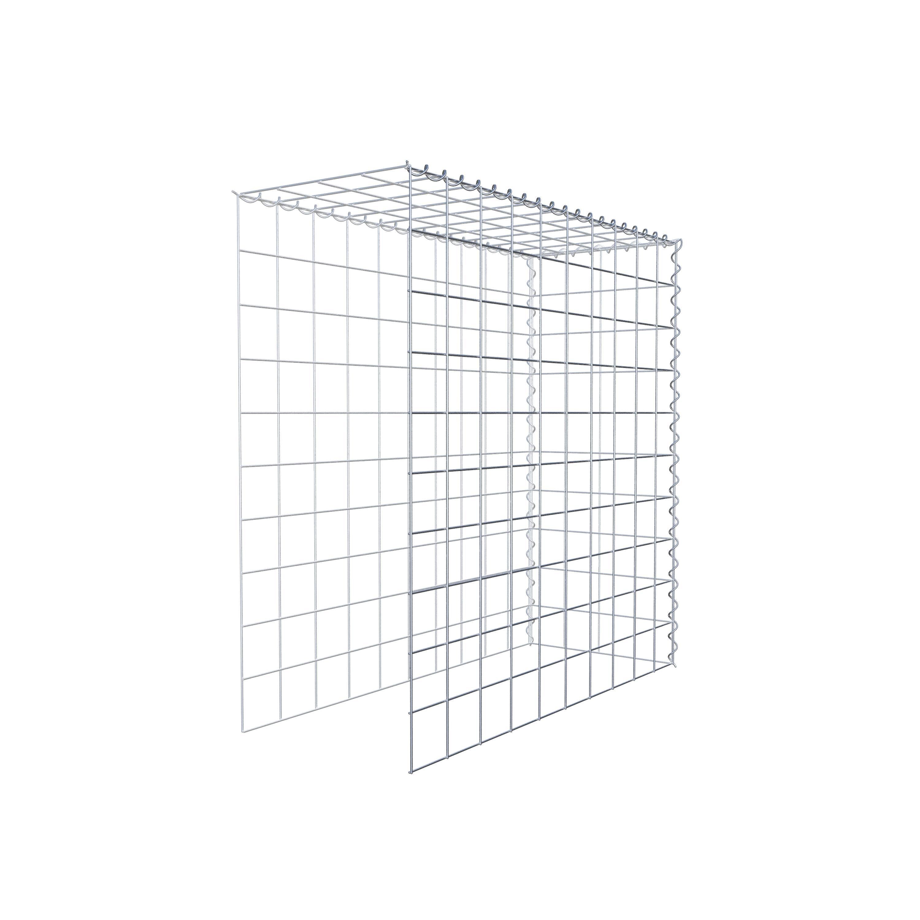 Add-on schanskorf type 4 100 cm x 100 cm x 40 cm (L x H x D), maaswijdte 10 cm x 10 cm, spiraal