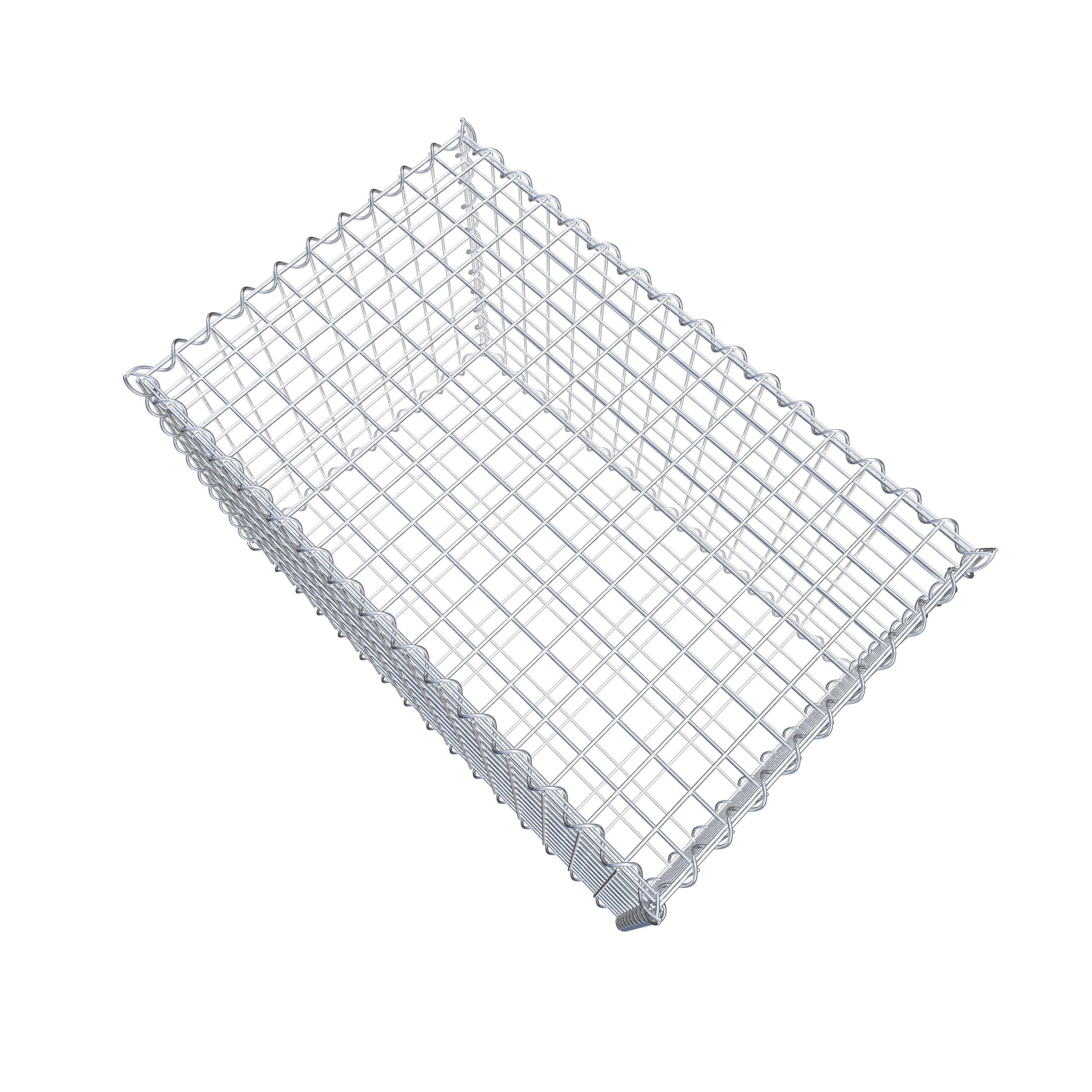 Gabion 80 cm x 50 cm x 50 cm (L x H x P), mailles 5 cm x 5 cm, spirale