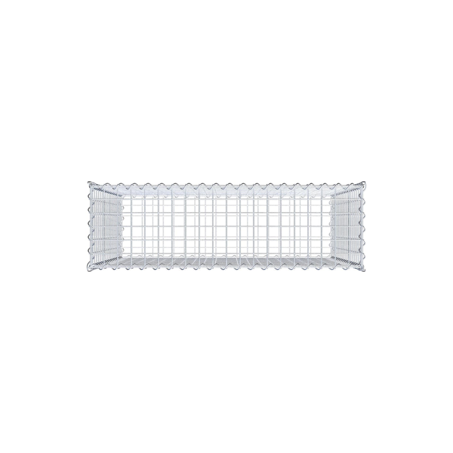 Gabion 100 cm x 90 cm x 30 cm (L x H x P), mailles 5 cm x 5 cm, spirale