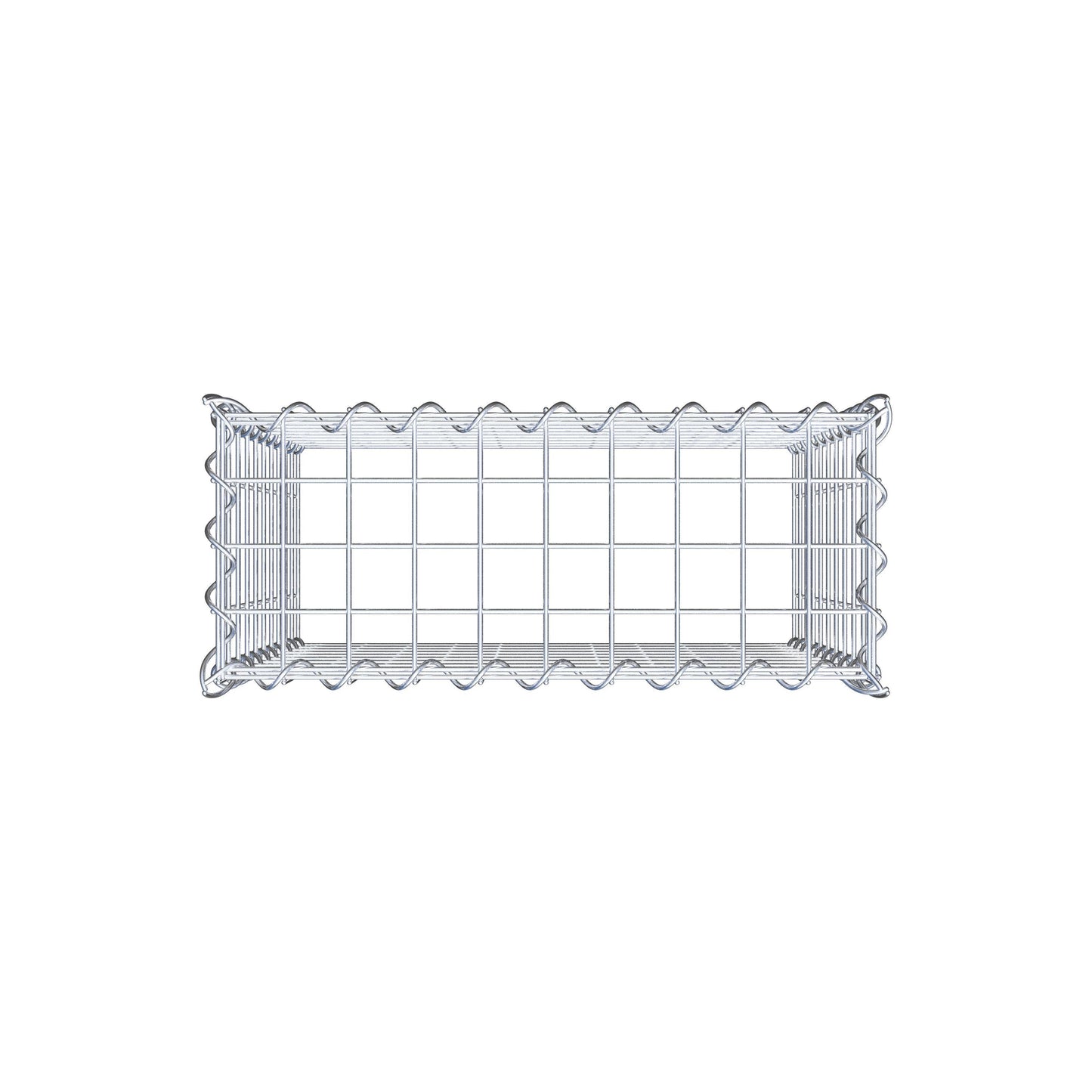 Anbaugabione Typ 3 50 cm x 50 cm x 20 cm (L x H x T), Maschenweite 5 cm x 5 cm, Spirale