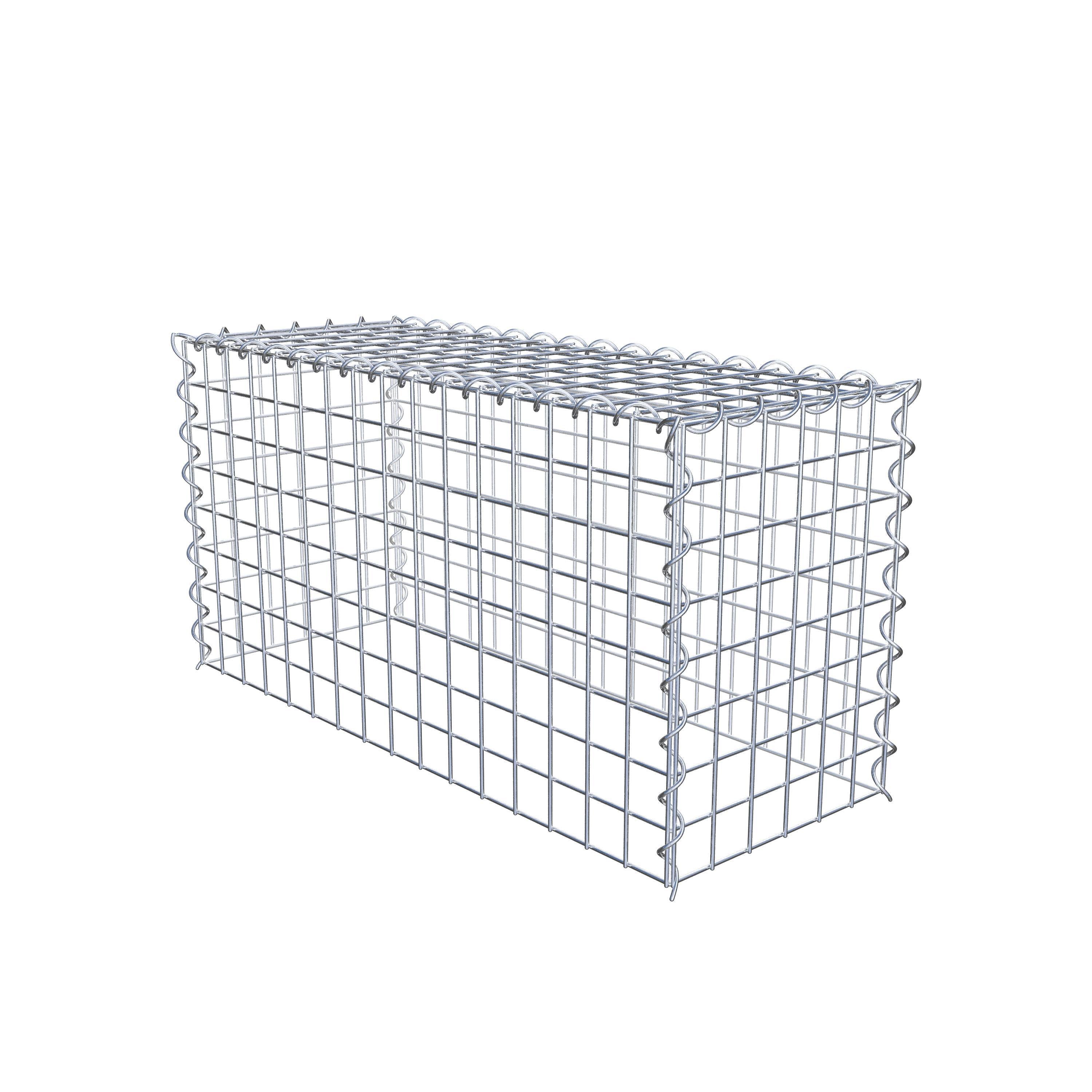 Extra gabion typ 3 80 cm x 40 cm x 30 cm (L x H x D), maskstorlek 5 cm x 5 cm, spiral