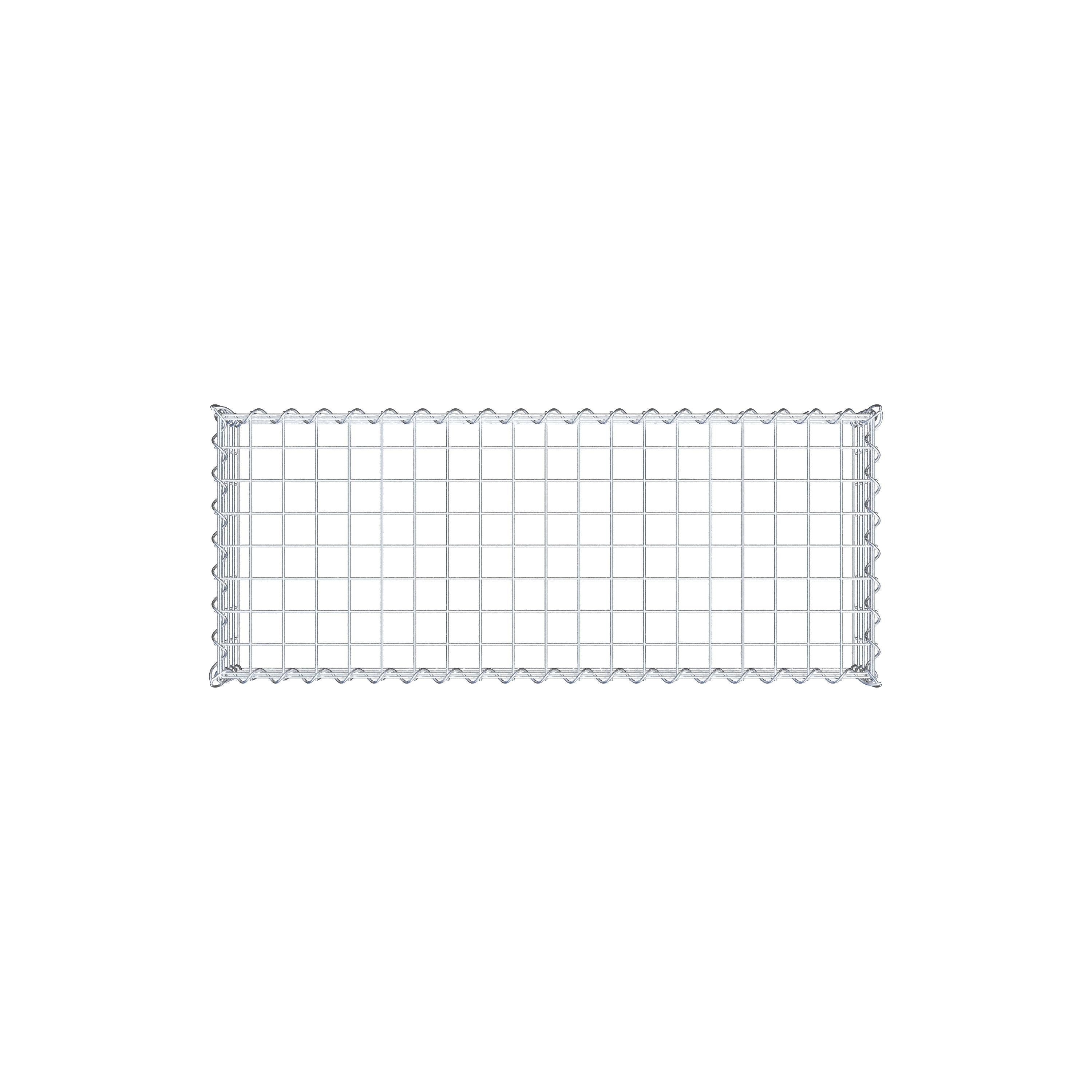 Extra gabion typ 3 100 cm x 20 cm x 40 cm (L x H x D), maskstorlek 5 cm x 5 cm, spiral