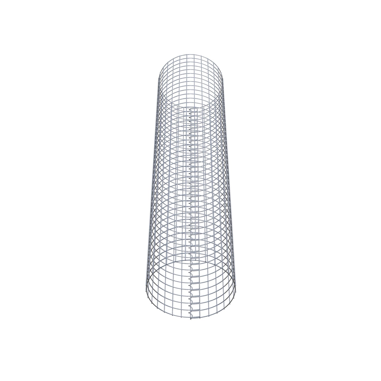 Coluna de gabião redonda 47 cm de diâmetro, 200 cm de altura, malhagem 5 cm x 5 cm
