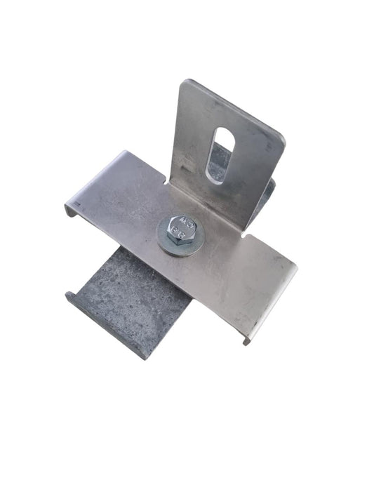 Klämma med staketfäste Maskstorlek 10 x 10 cm, galvaniserad