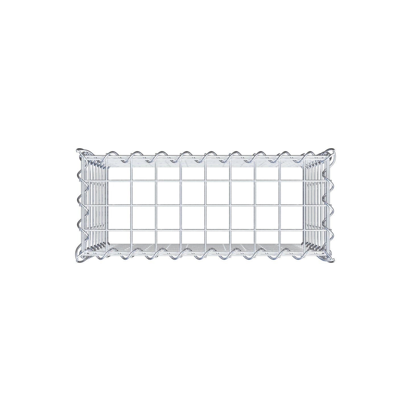 Extra gabion typ 3 50 cm x 40 cm x 20 cm (L x H x D), maskstorlek 5 cm x 5 cm, spiral