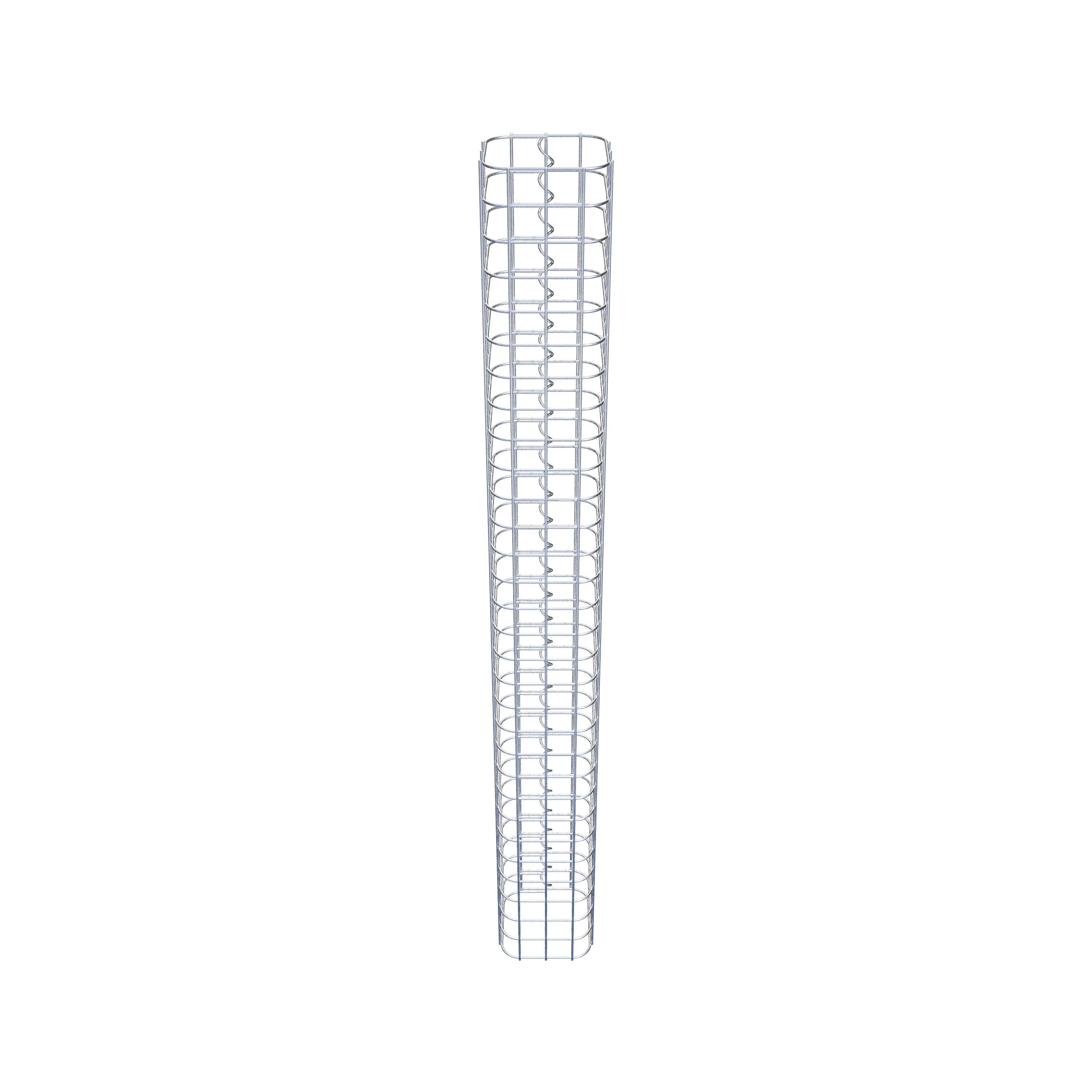 Colonna di gabbioni 17 x 17 cm, MW 5 x 5 cm quadrato