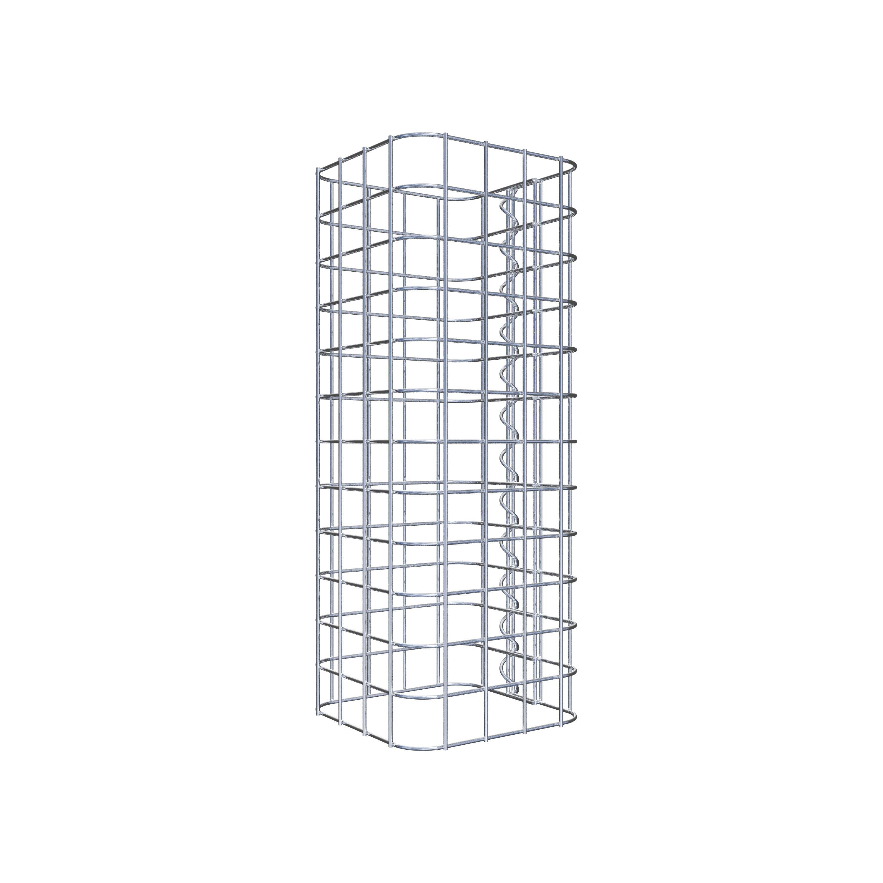 Colonne de gabion 22 x 22 cm MW 5 x 5 cm carré