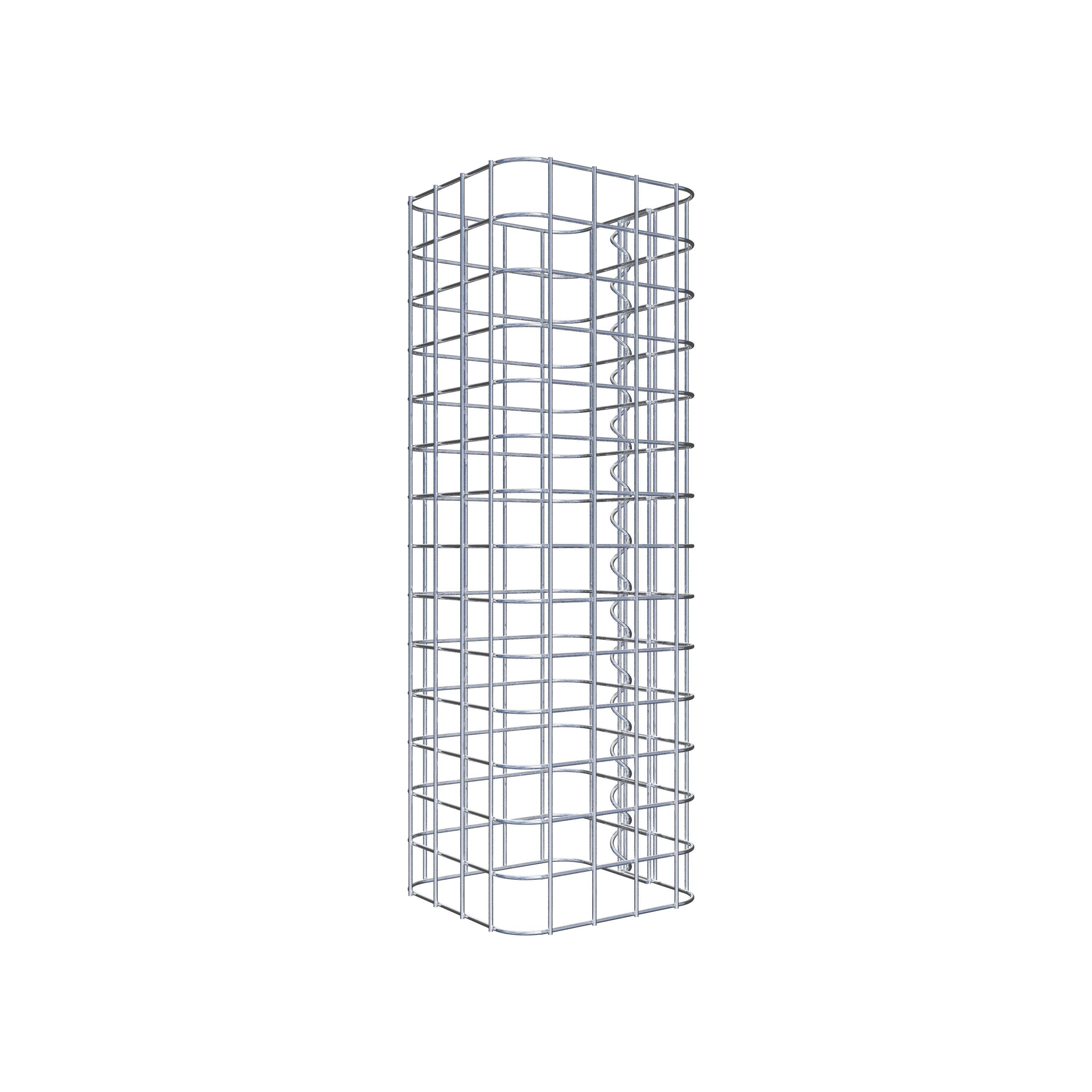 Colonne de gabion 22 x 22 cm MW 5 x 5 cm carré