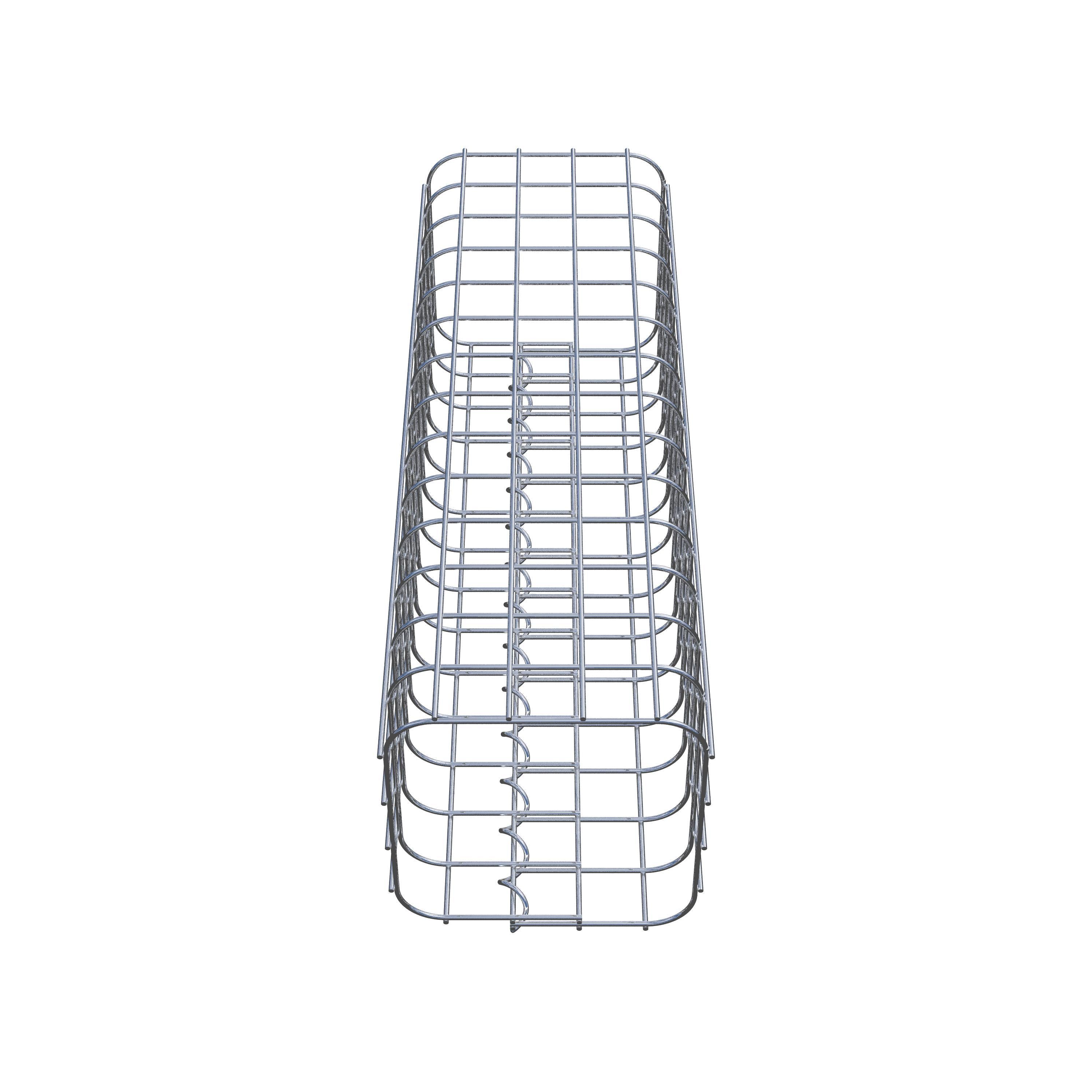 Colonne de gabion 22 x 22 cm MW 5 x 5 cm carré