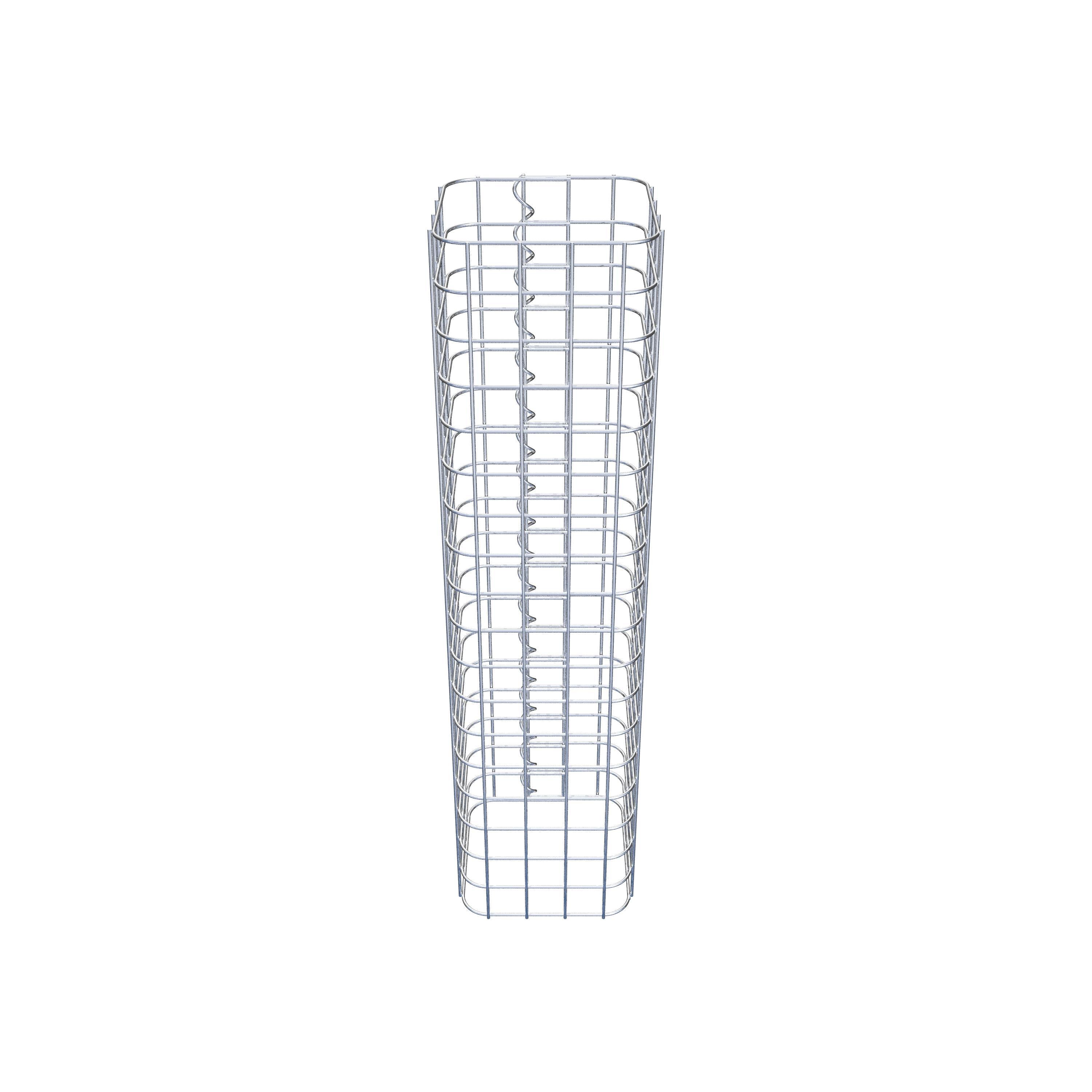 Colonne de gabion 22 x 22 cm MW 5 x 5 cm carré