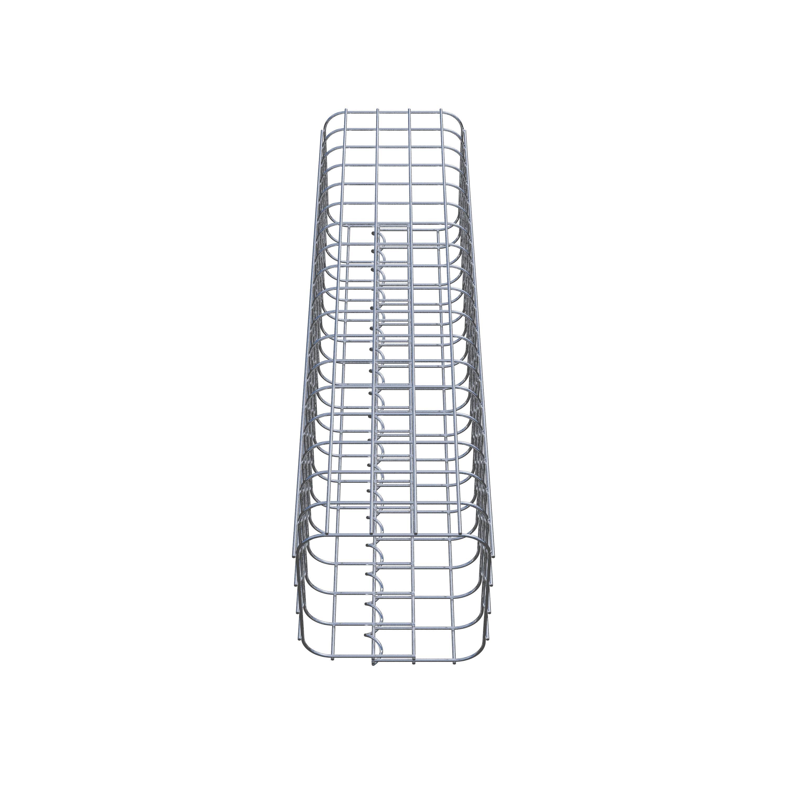 Colonne de gabion 22 x 22 cm MW 5 x 5 cm carré