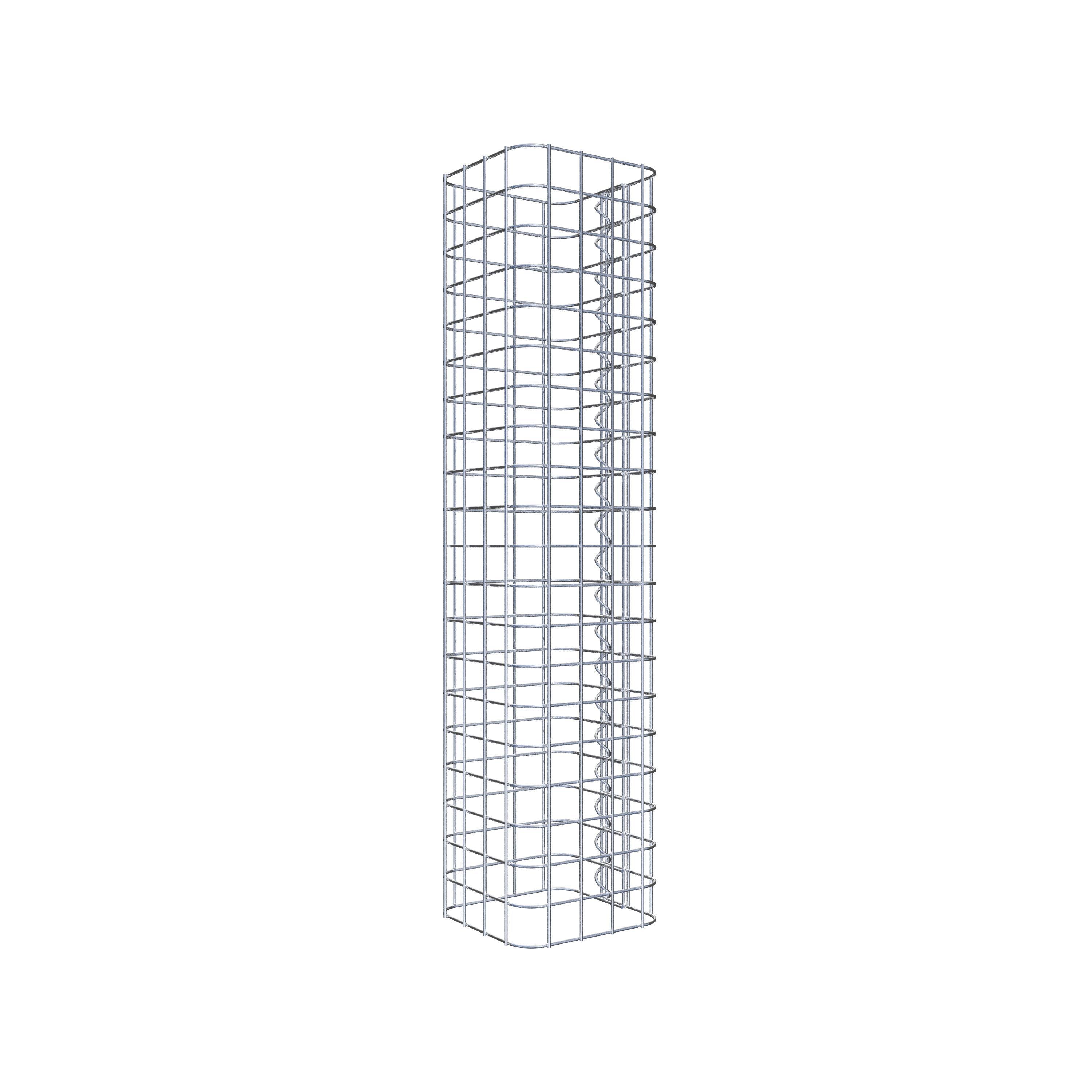 Colonne de gabion 22 x 22 cm MW 5 x 5 cm carré