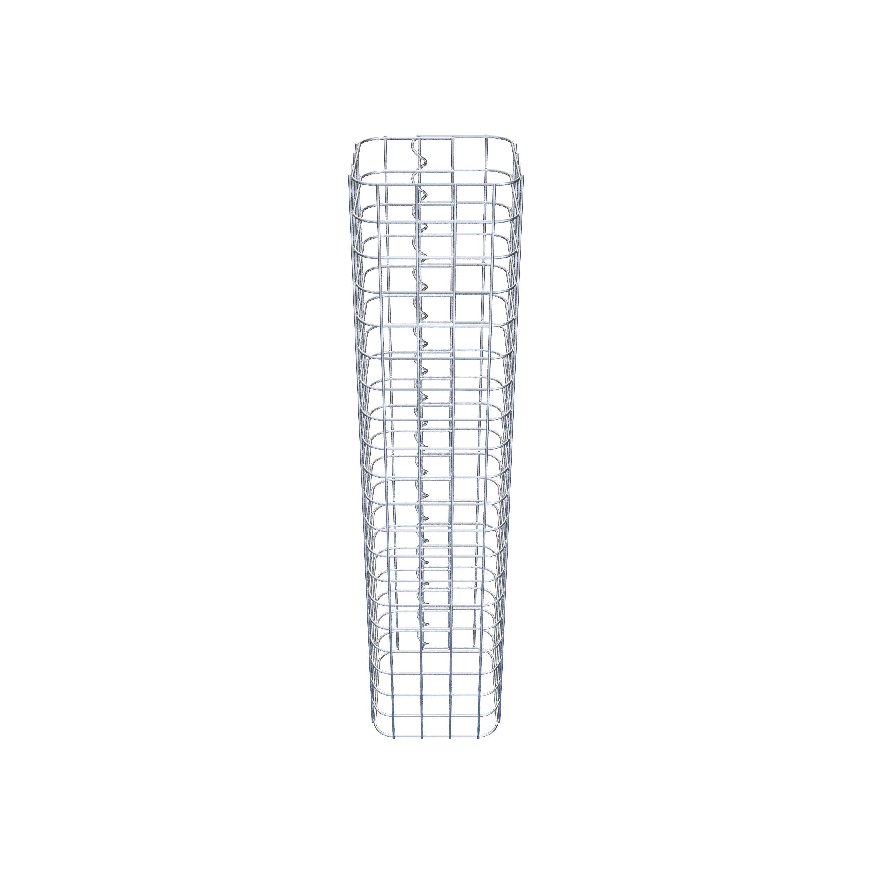 Colonne de gabion 22 x 22 cm MW 5 x 5 cm carré