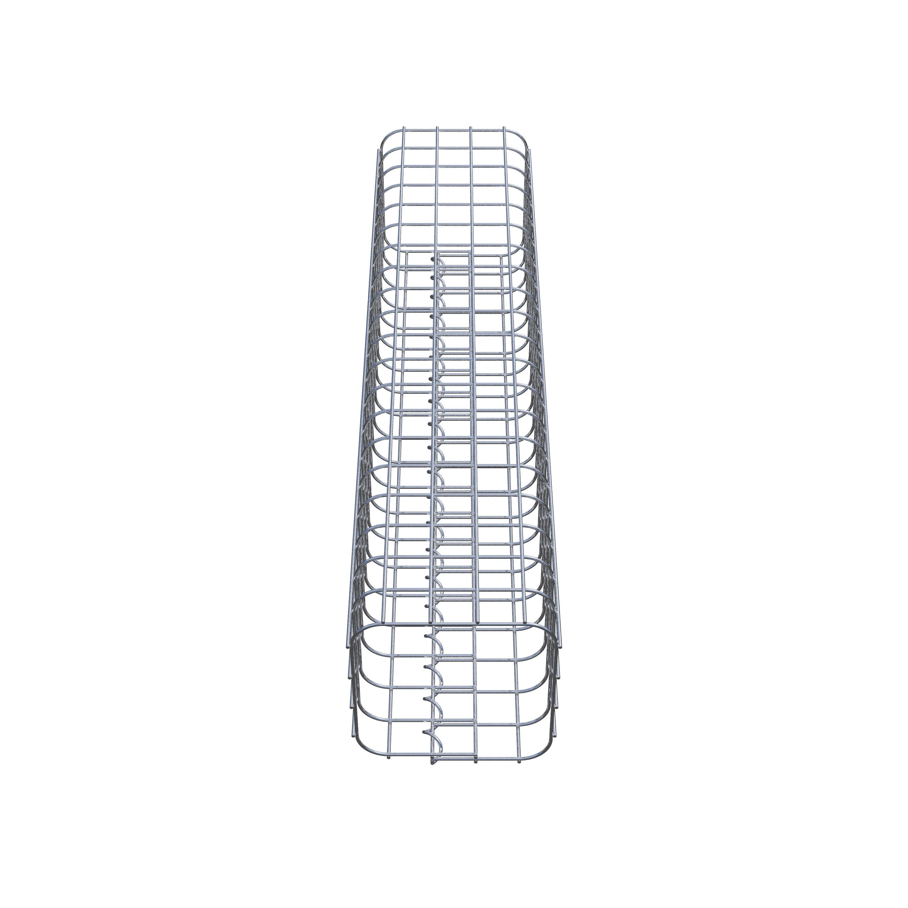 Colonne de gabion 22 x 22 cm MW 5 x 5 cm carré