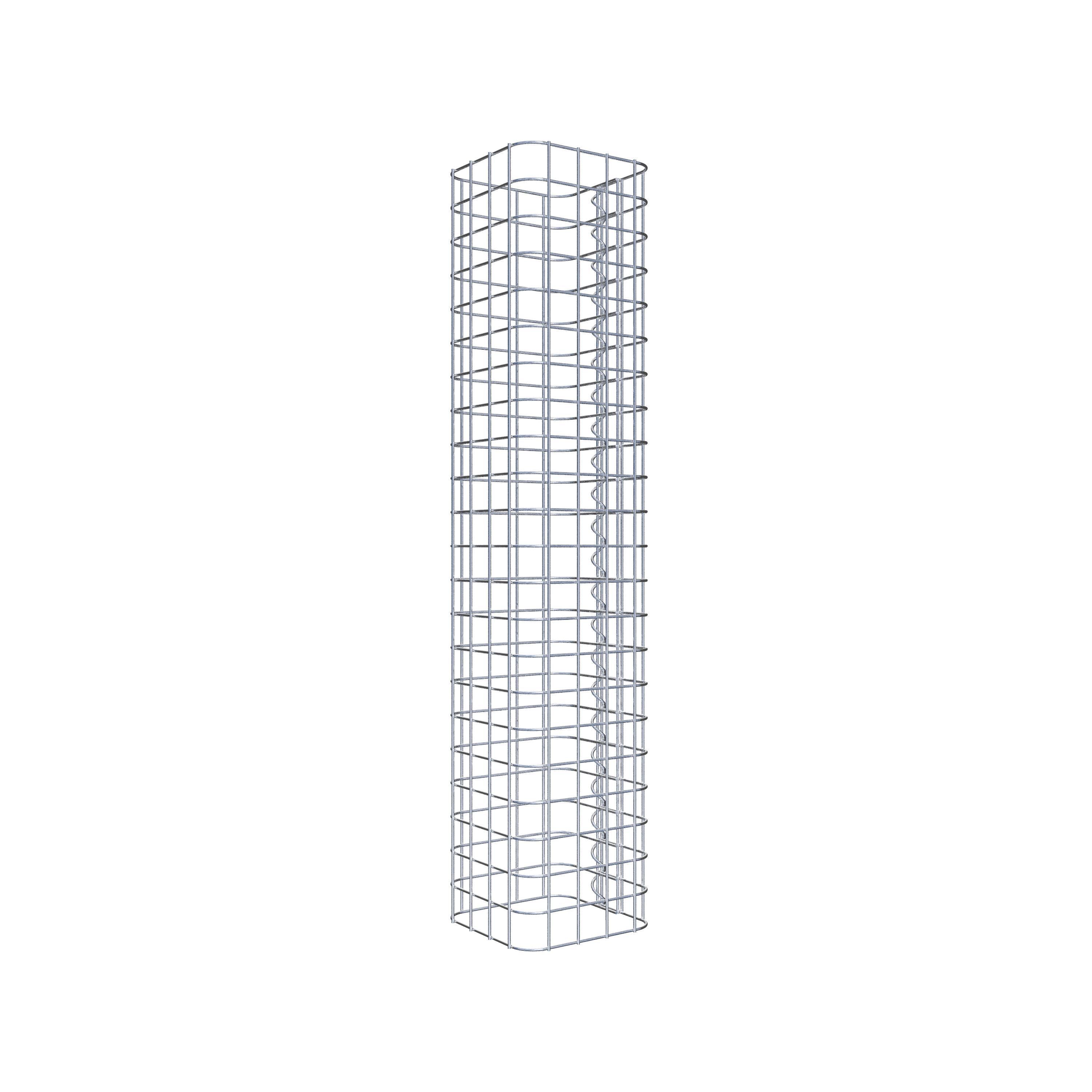 Colonne de gabion 22 x 22 cm MW 5 x 5 cm carré