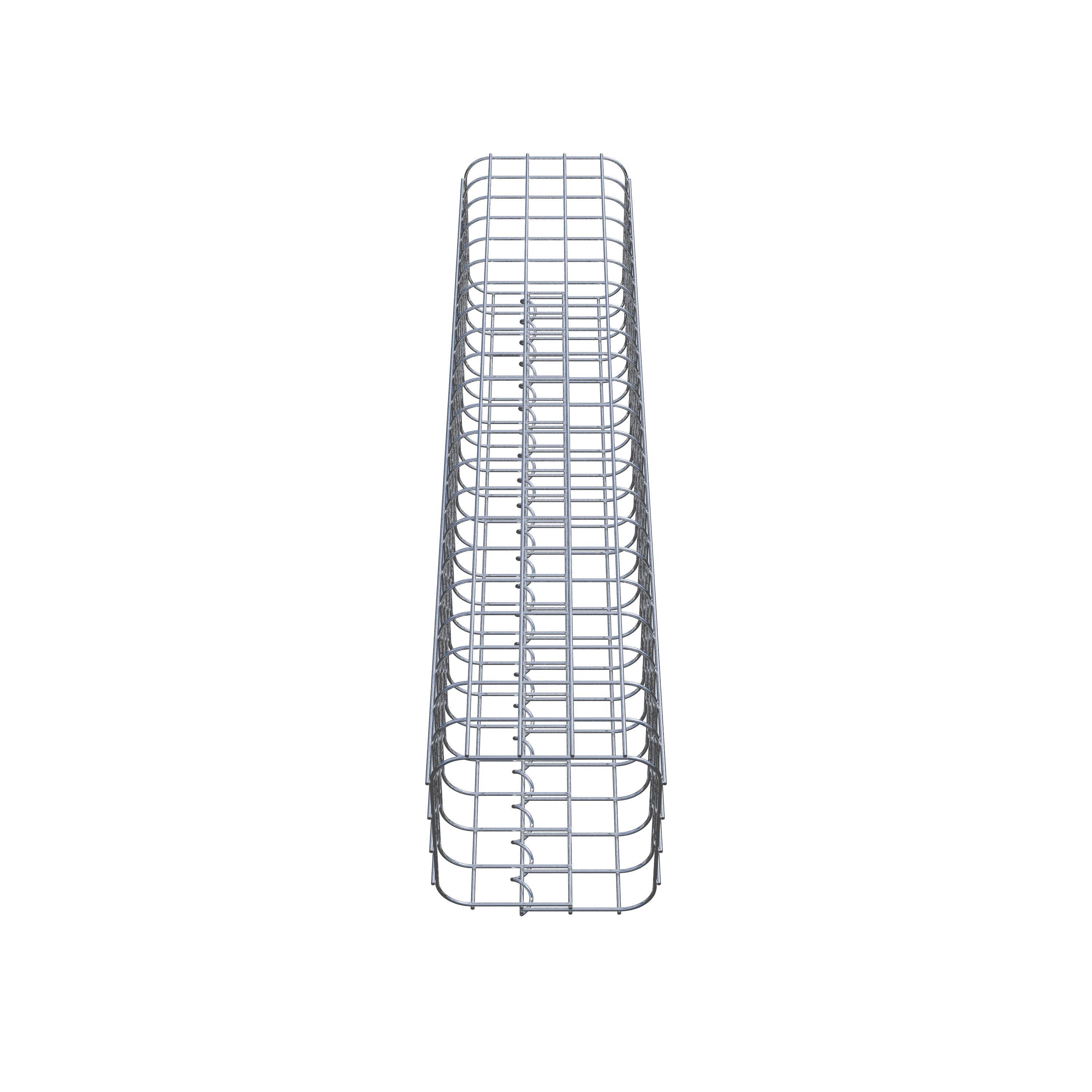 Colonne de gabion 22 x 22 cm MW 5 x 5 cm carré