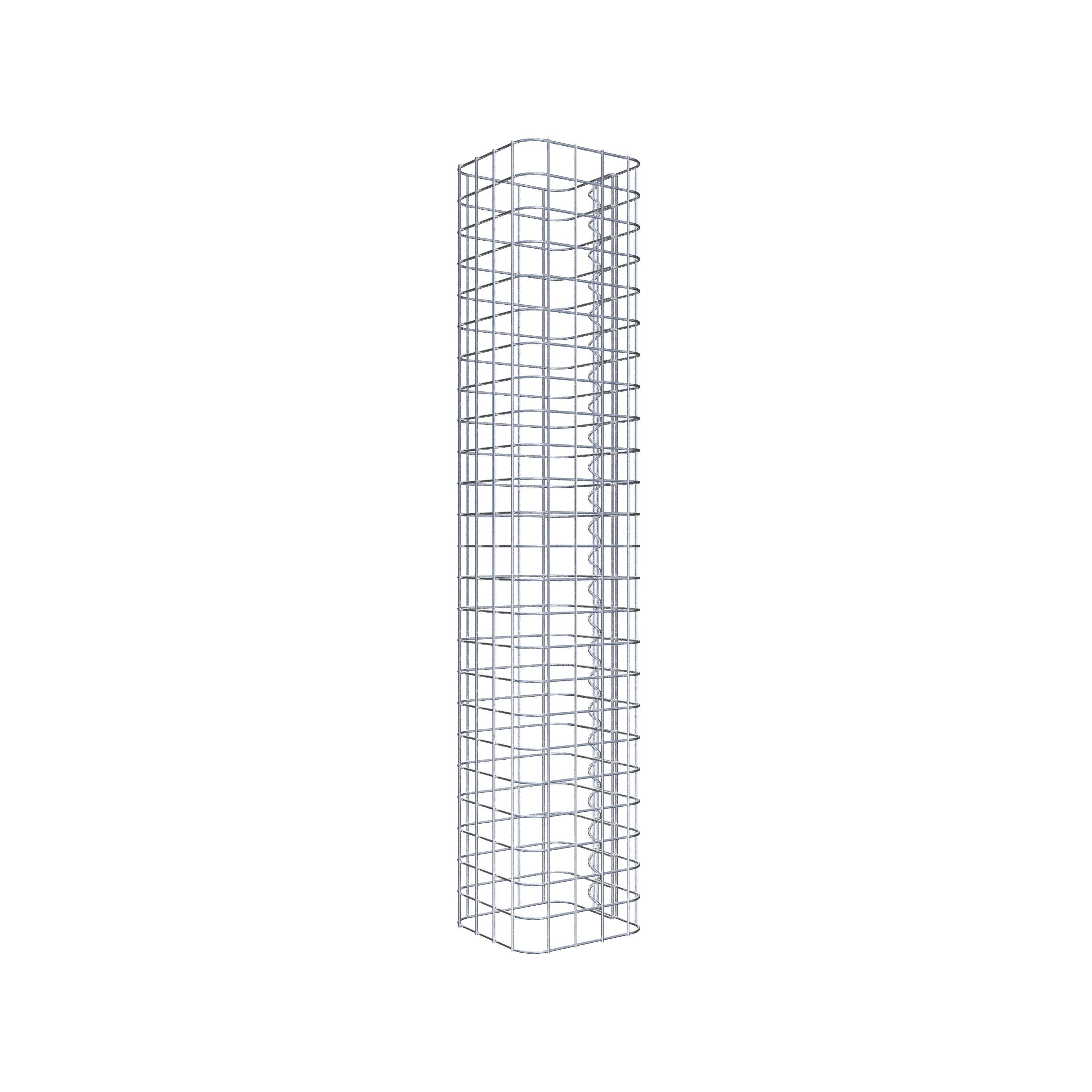 Colonne de gabion 22 x 22 cm MW 5 x 5 cm carré