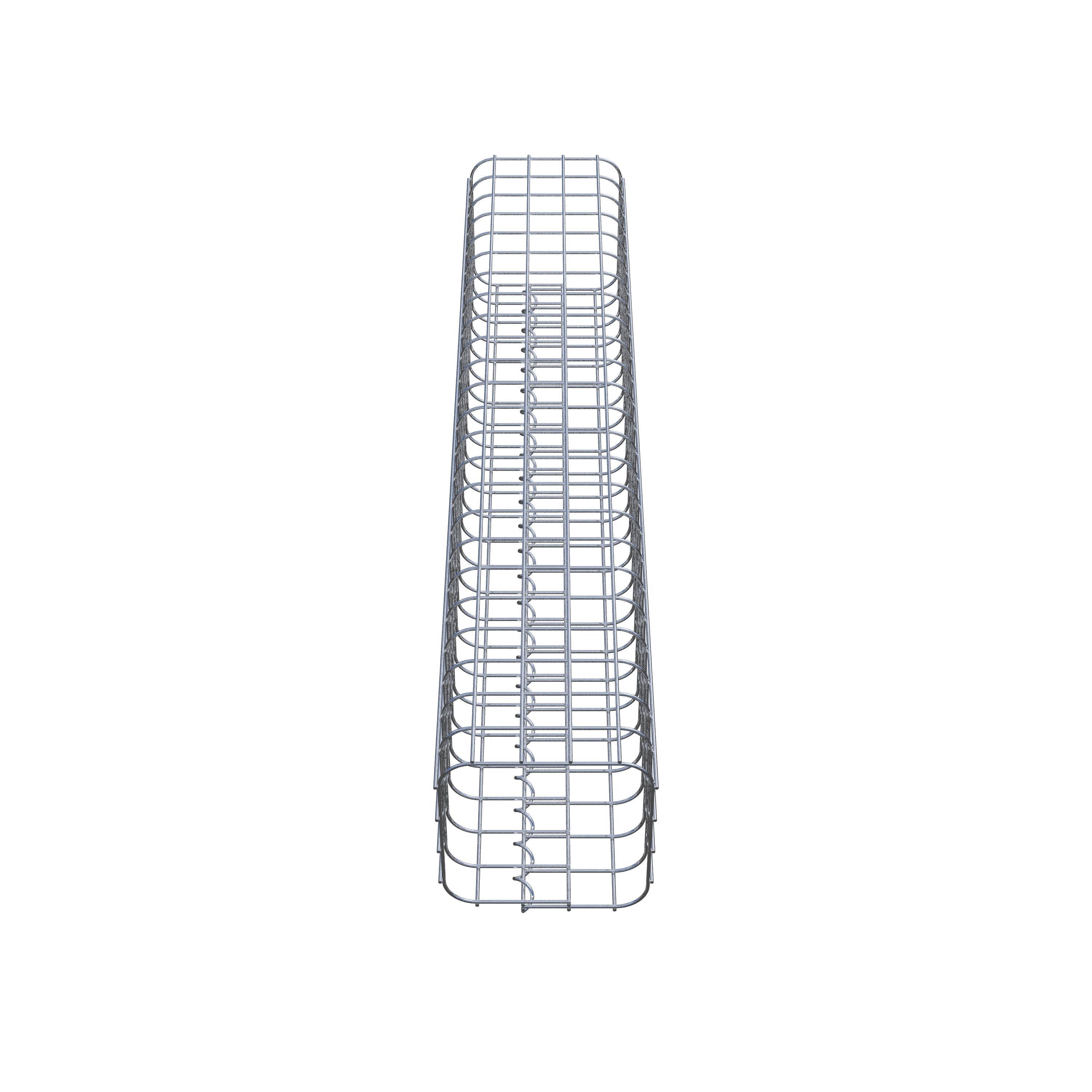Colonne de gabion 22 x 22 cm MW 5 x 5 cm carré