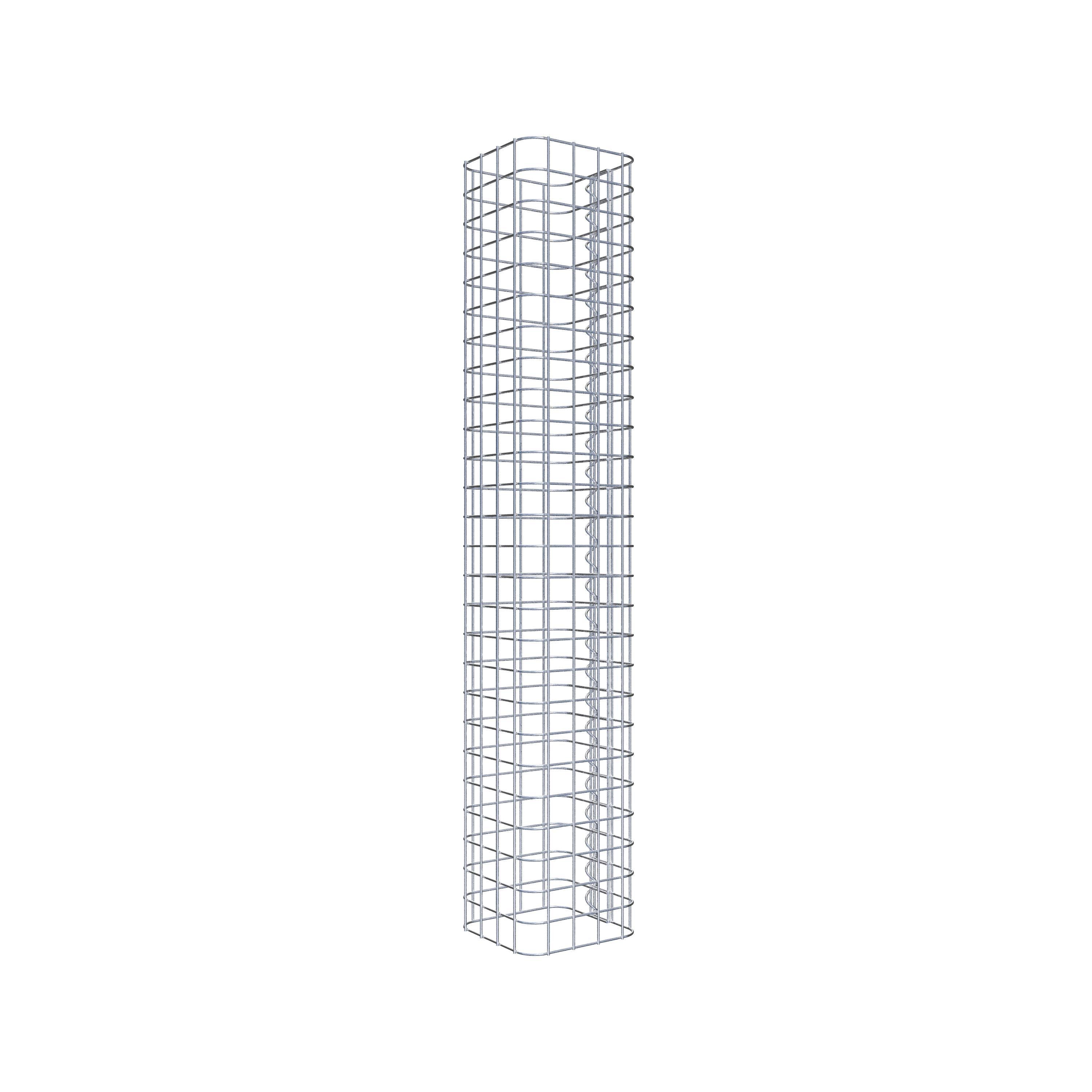 Colonne de gabion 22 x 22 cm MW 5 x 5 cm carré