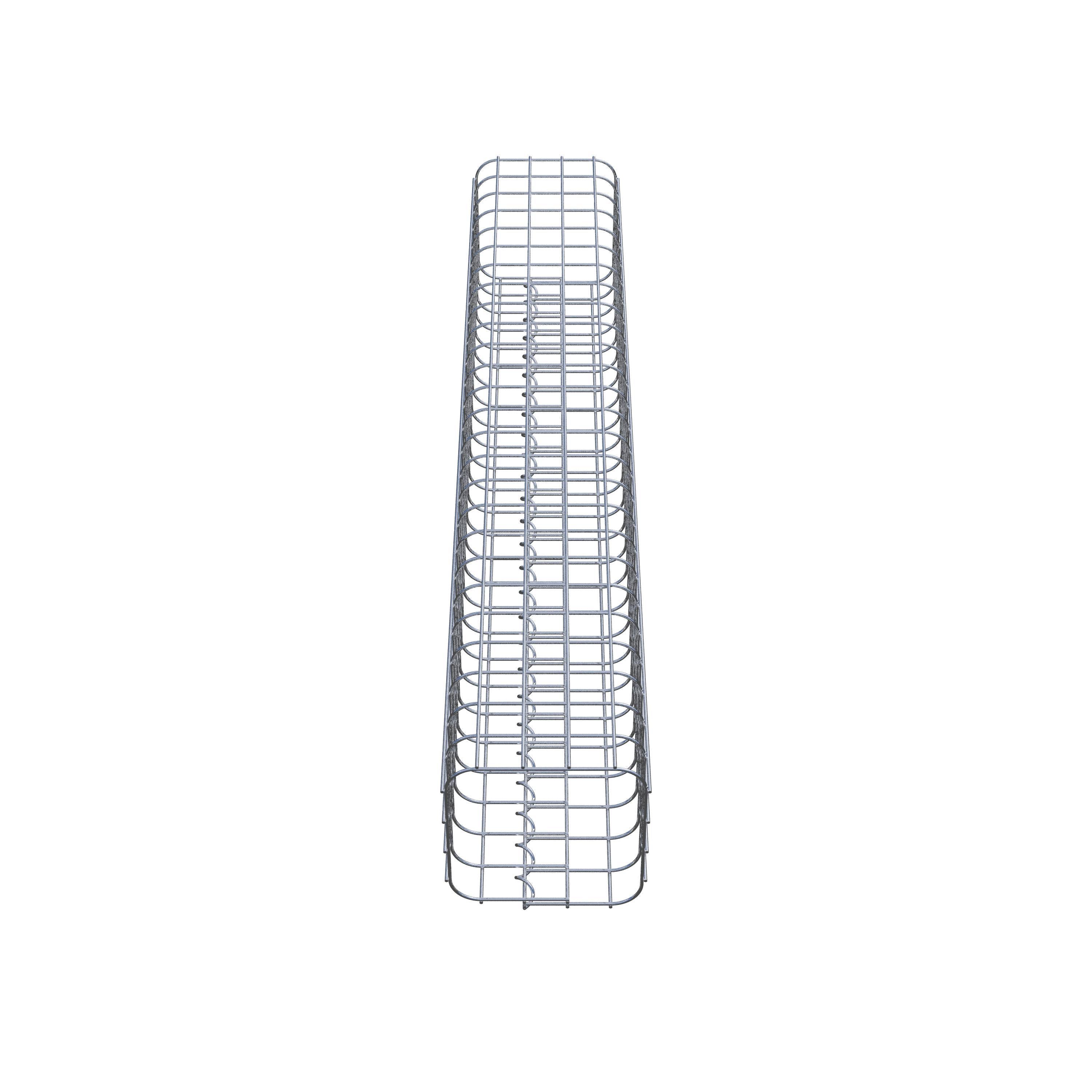 Colonne de gabion 22 x 22 cm MW 5 x 5 cm carré