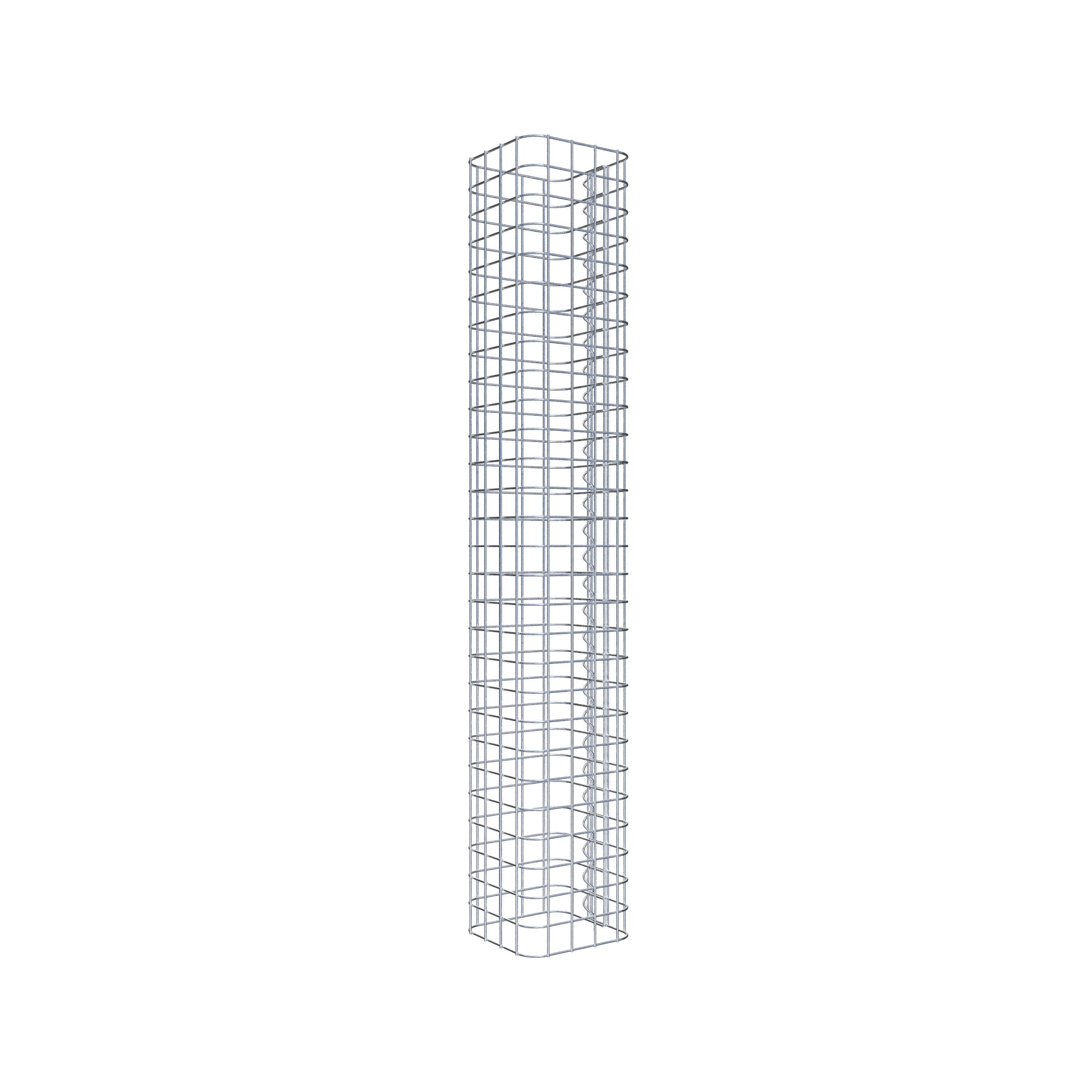 Colonne de gabion 22 x 22 cm MW 5 x 5 cm carré