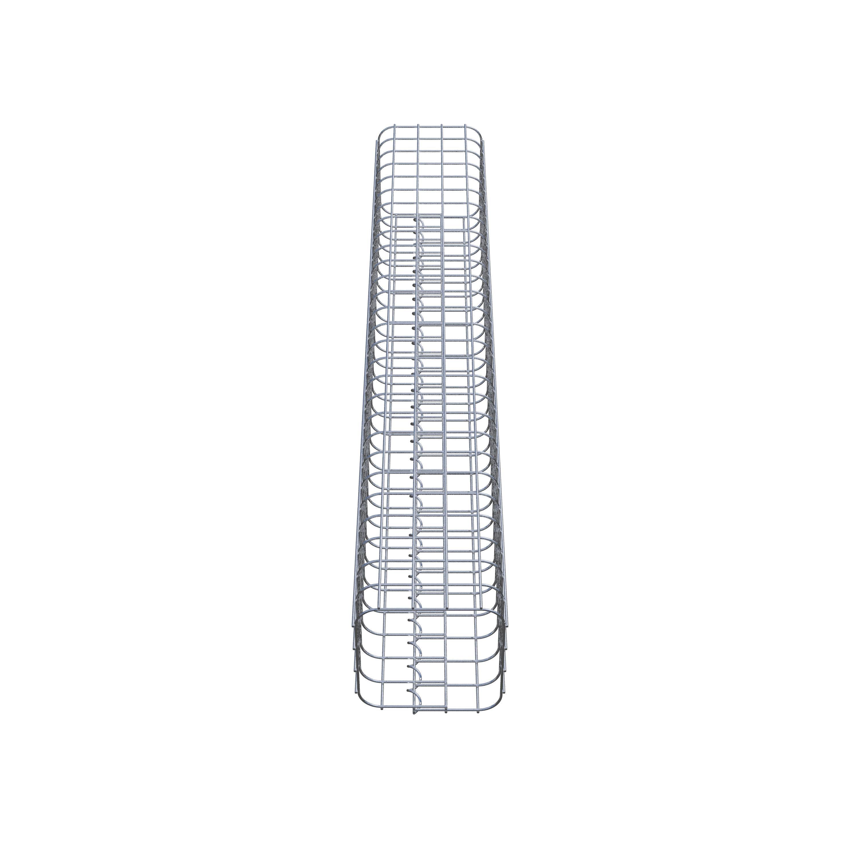 Colonne de gabion 22 x 22 cm MW 5 x 5 cm carré