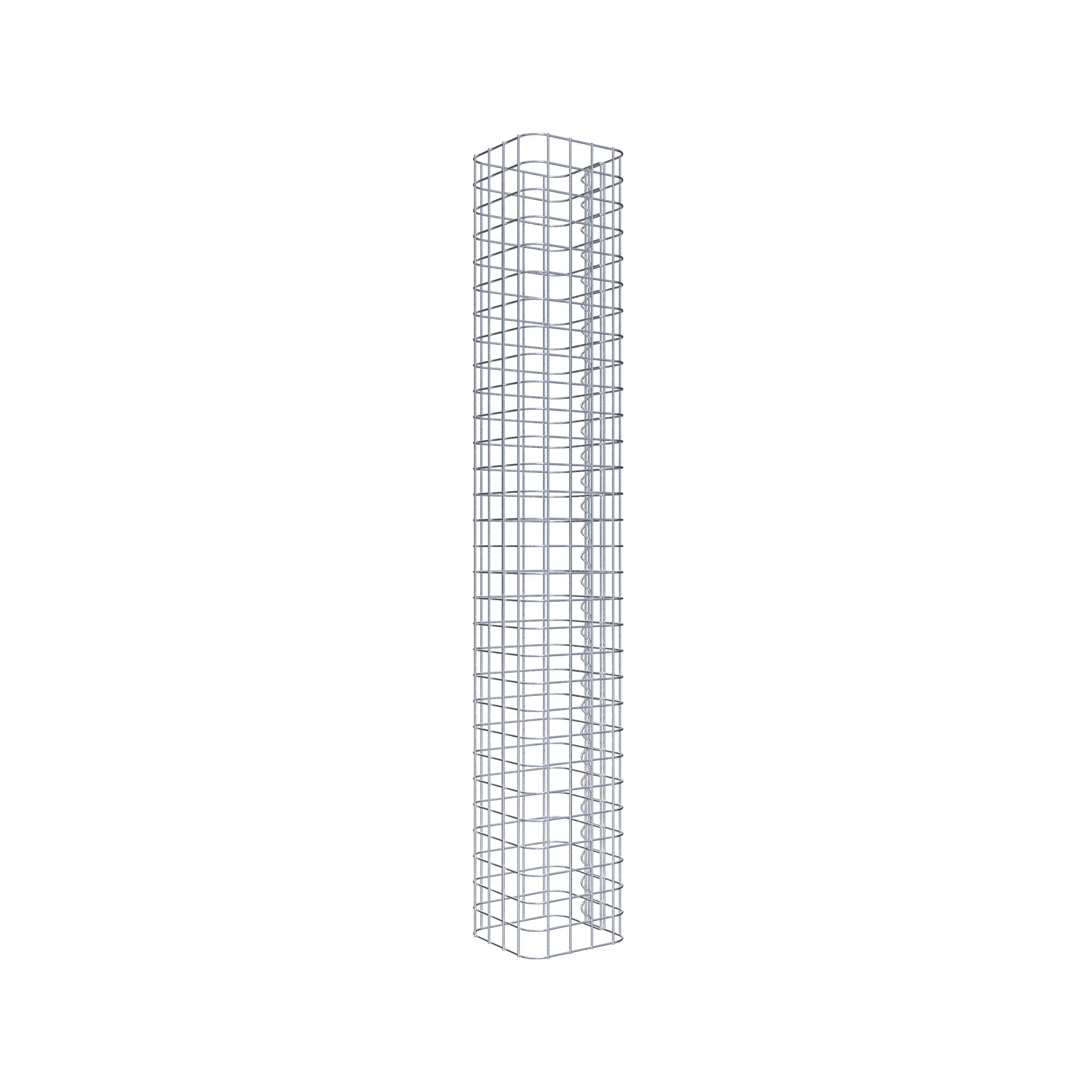 Colonne de gabion 22 x 22 cm MW 5 x 5 cm carré