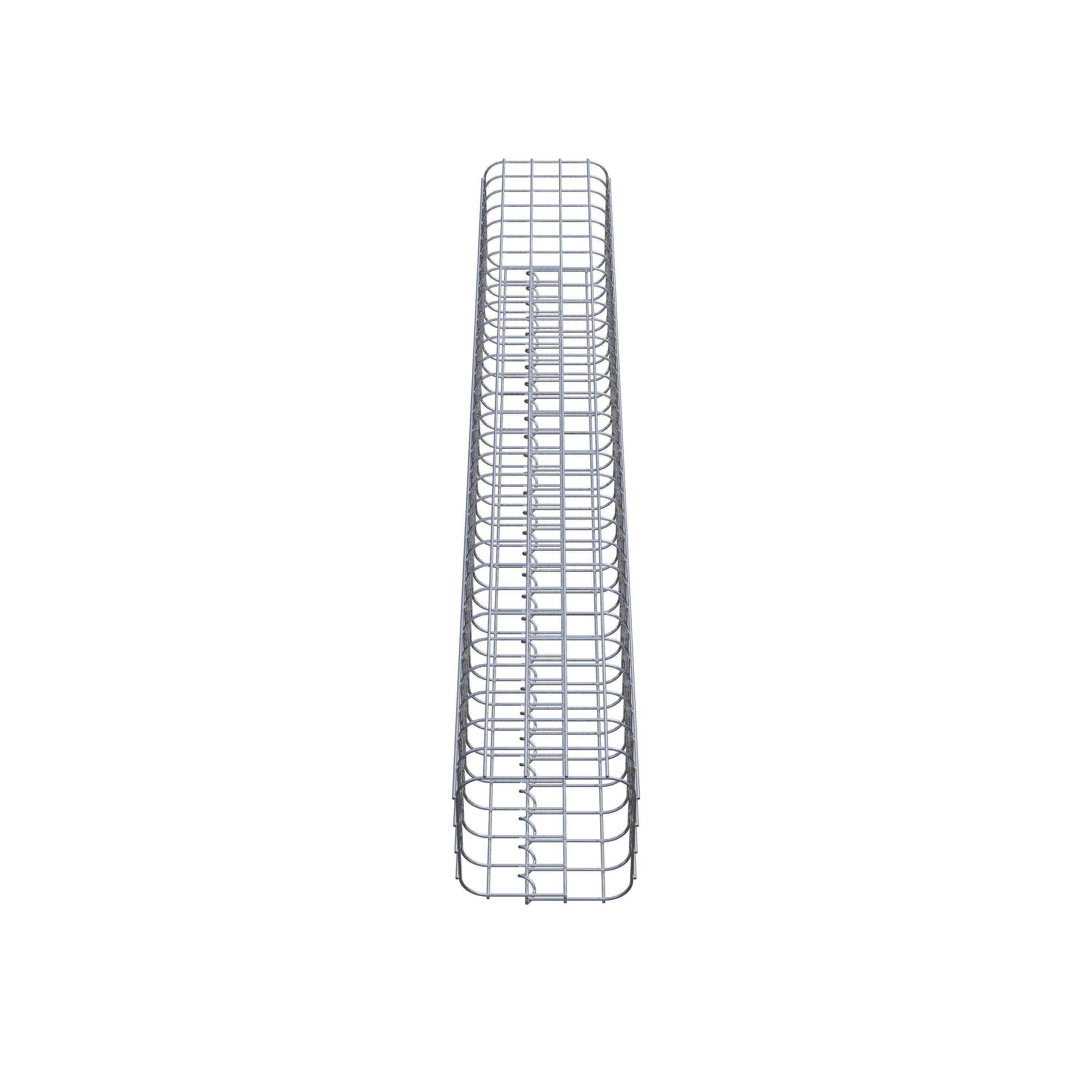 Colonne de gabion 22 x 22 cm MW 5 x 5 cm carré